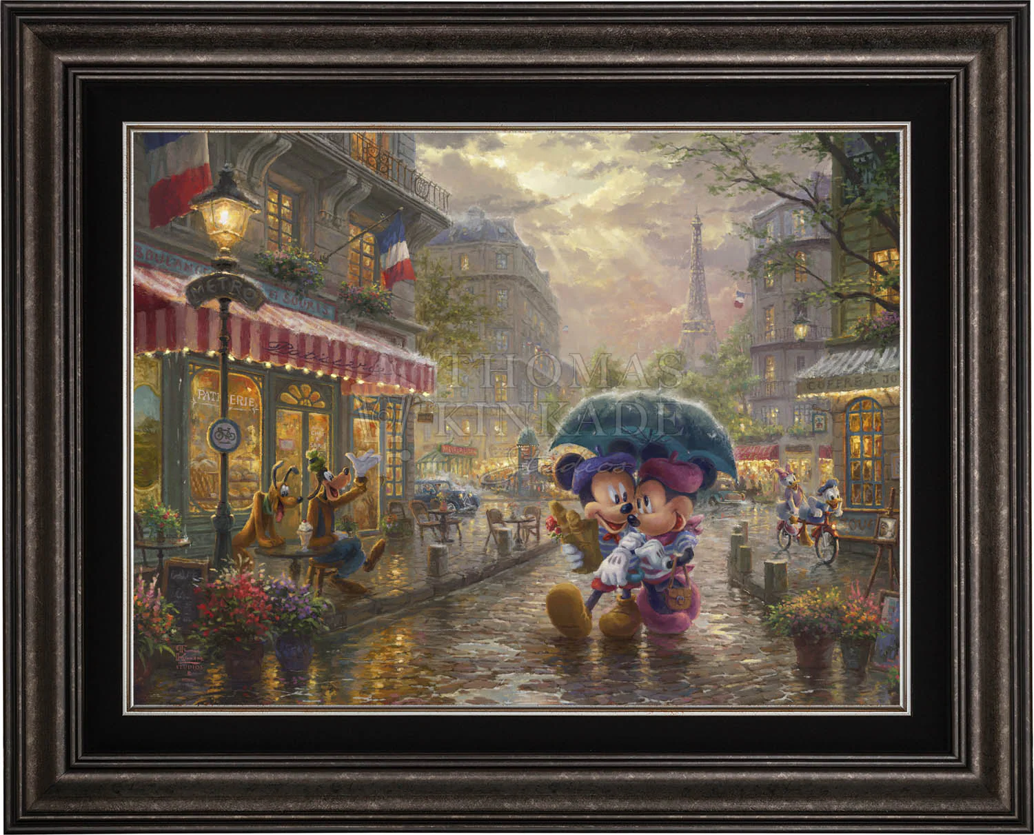 Disney Mickey and Minnie in Paris - Jewel Edition Art - Image 9