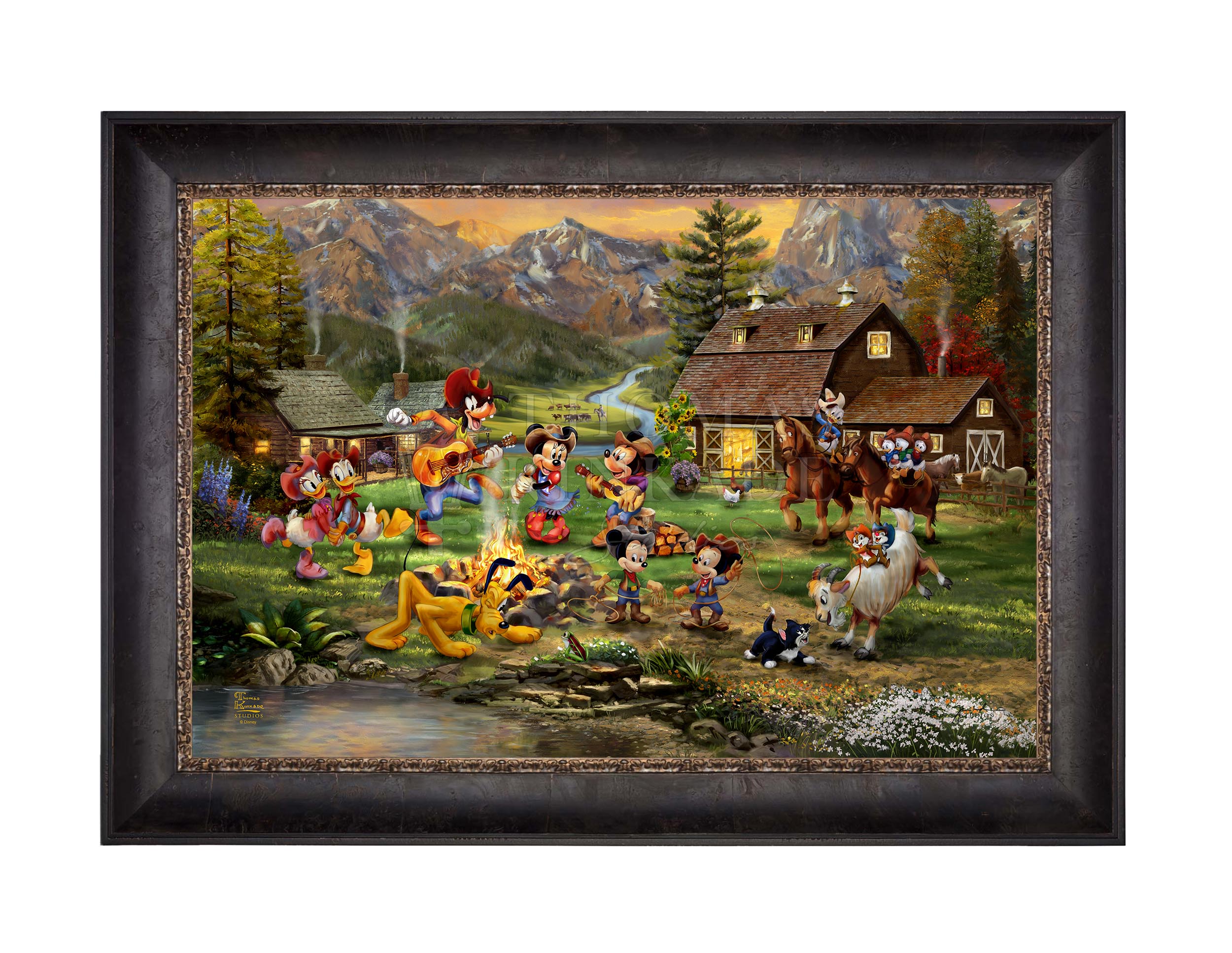 Disney Mickey and Minnie Rocky Mountain Round-Up - Limited Edition Canvas - Image 11