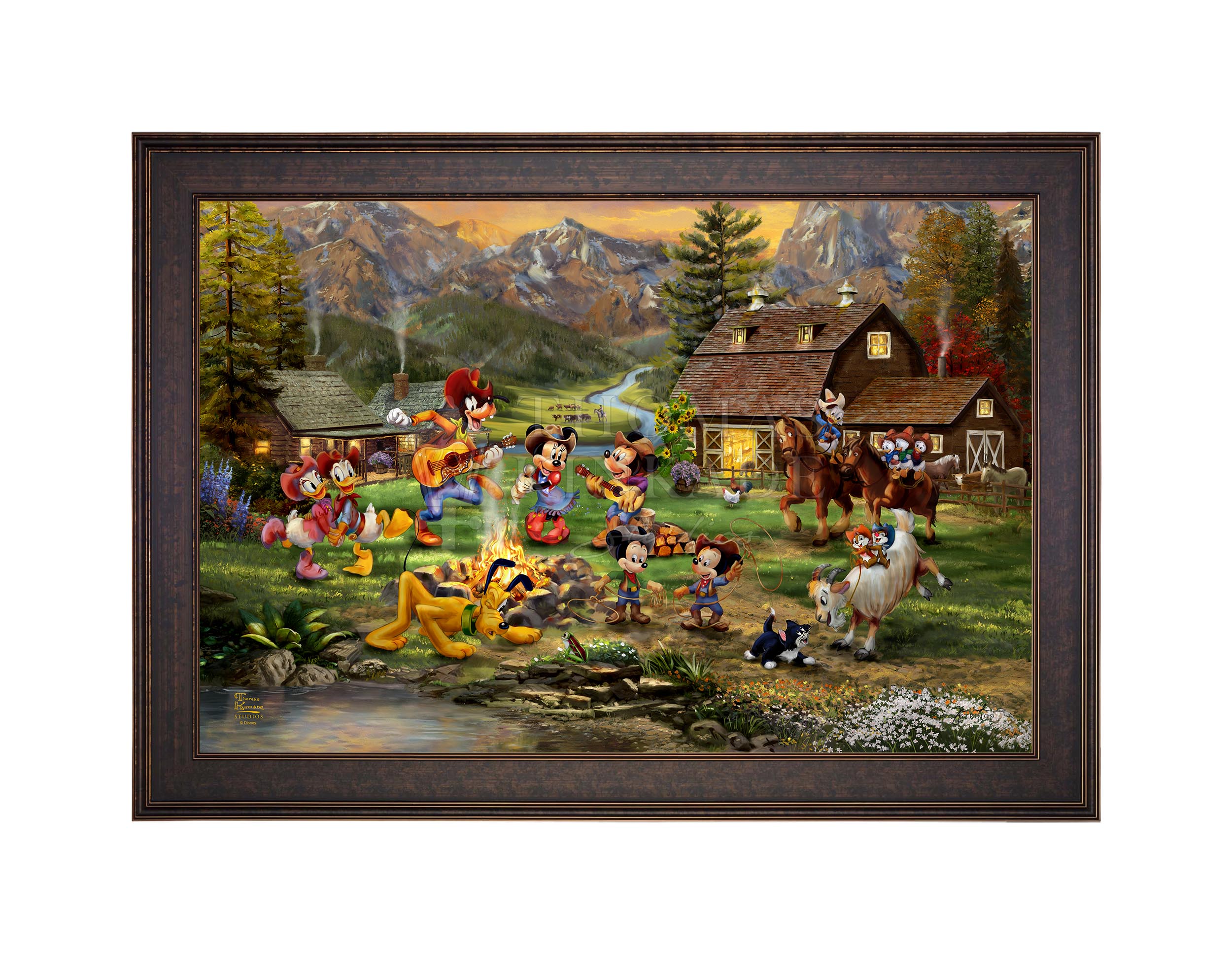 Disney Mickey and Minnie Rocky Mountain Round-Up - Limited Edition Canvas - Image 16