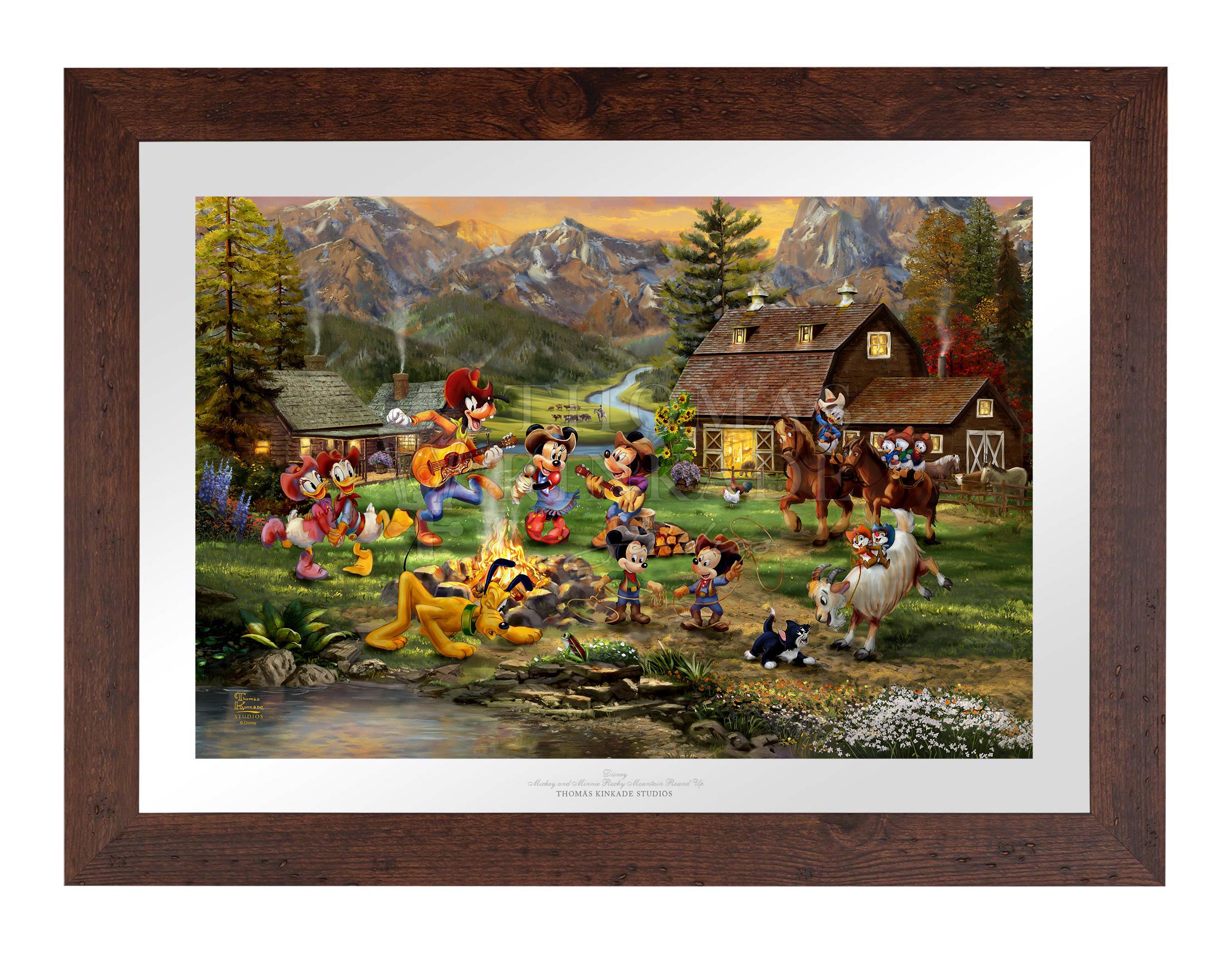 Disney Mickey and Minnie Rocky Mountain Round-Up - Limited Edition Paper