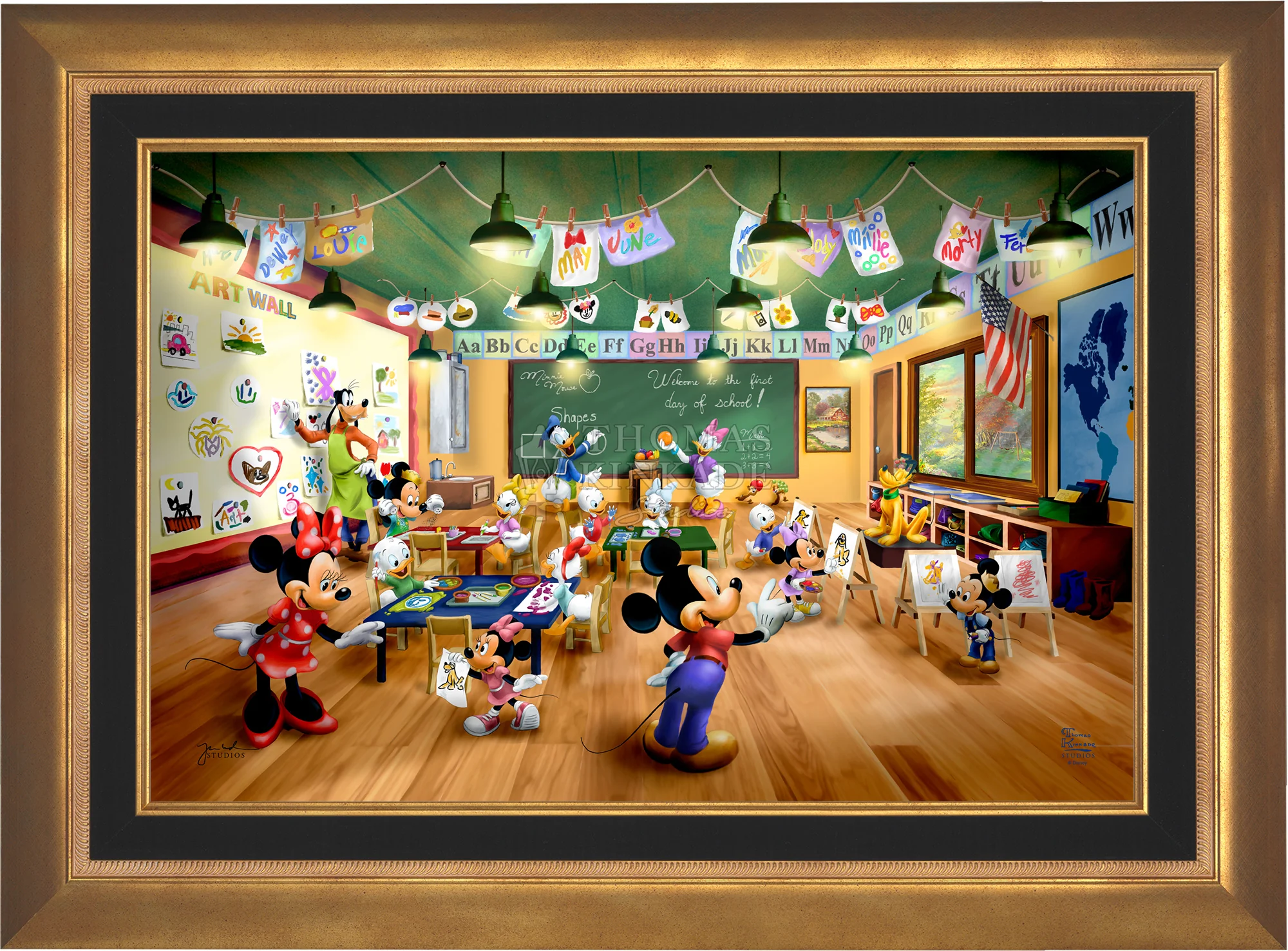 Disney Mickey and Minnie Schoolhouse - Jewel Edition Art