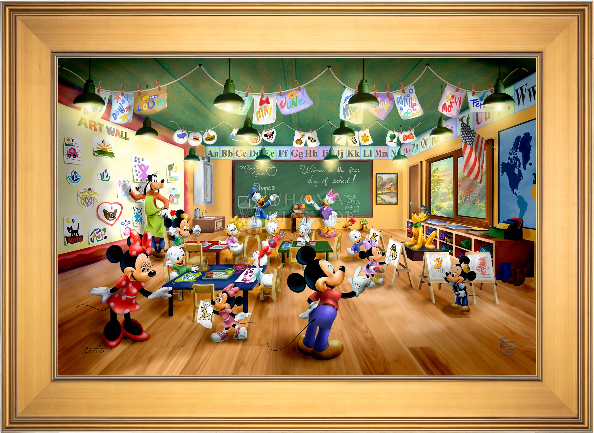 Disney Mickey and Minnie Schoolhouse - Jewel Edition Art - Image 22