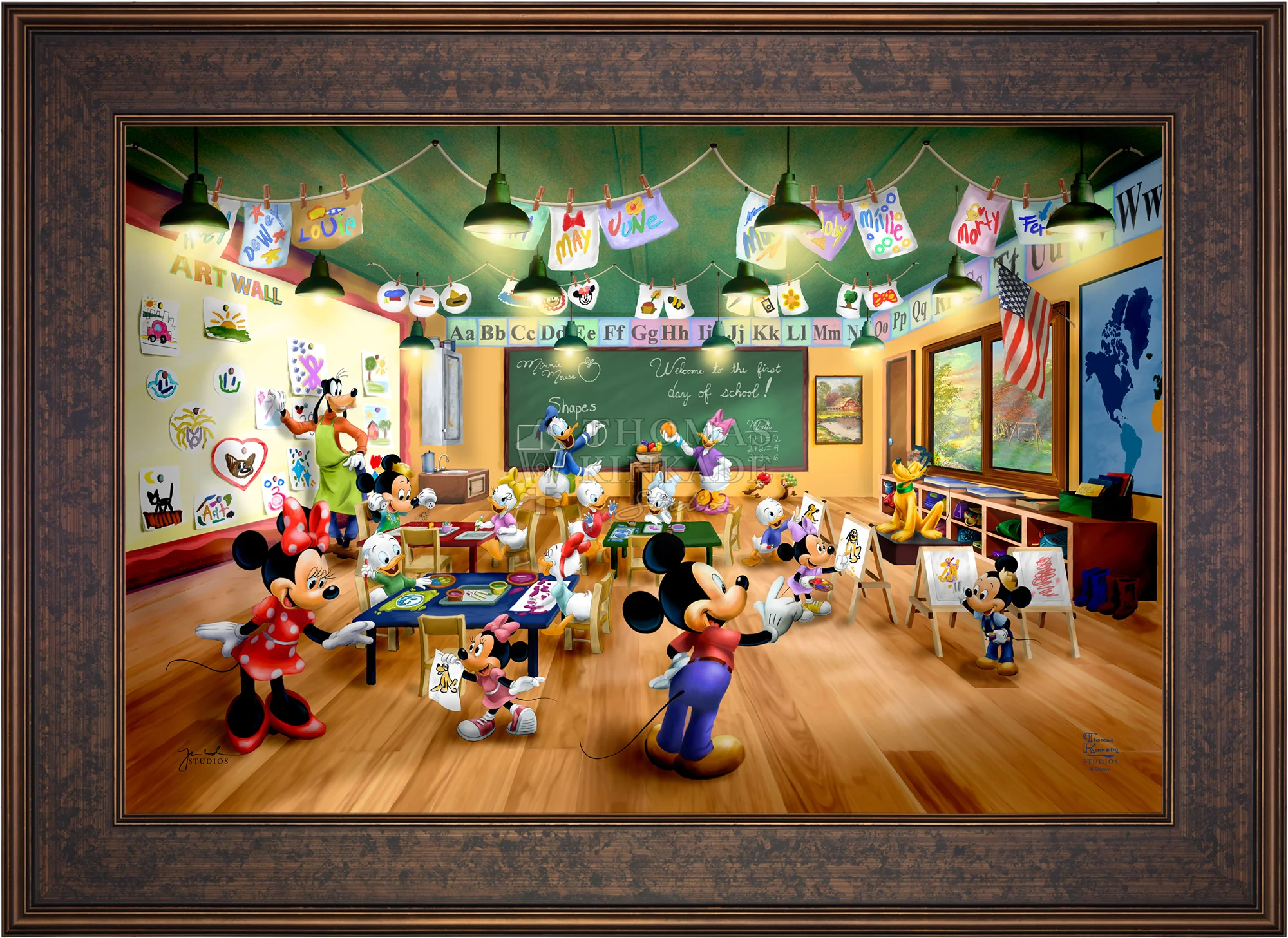 Disney Mickey and Minnie Schoolhouse - Jewel Edition Art - Image 23