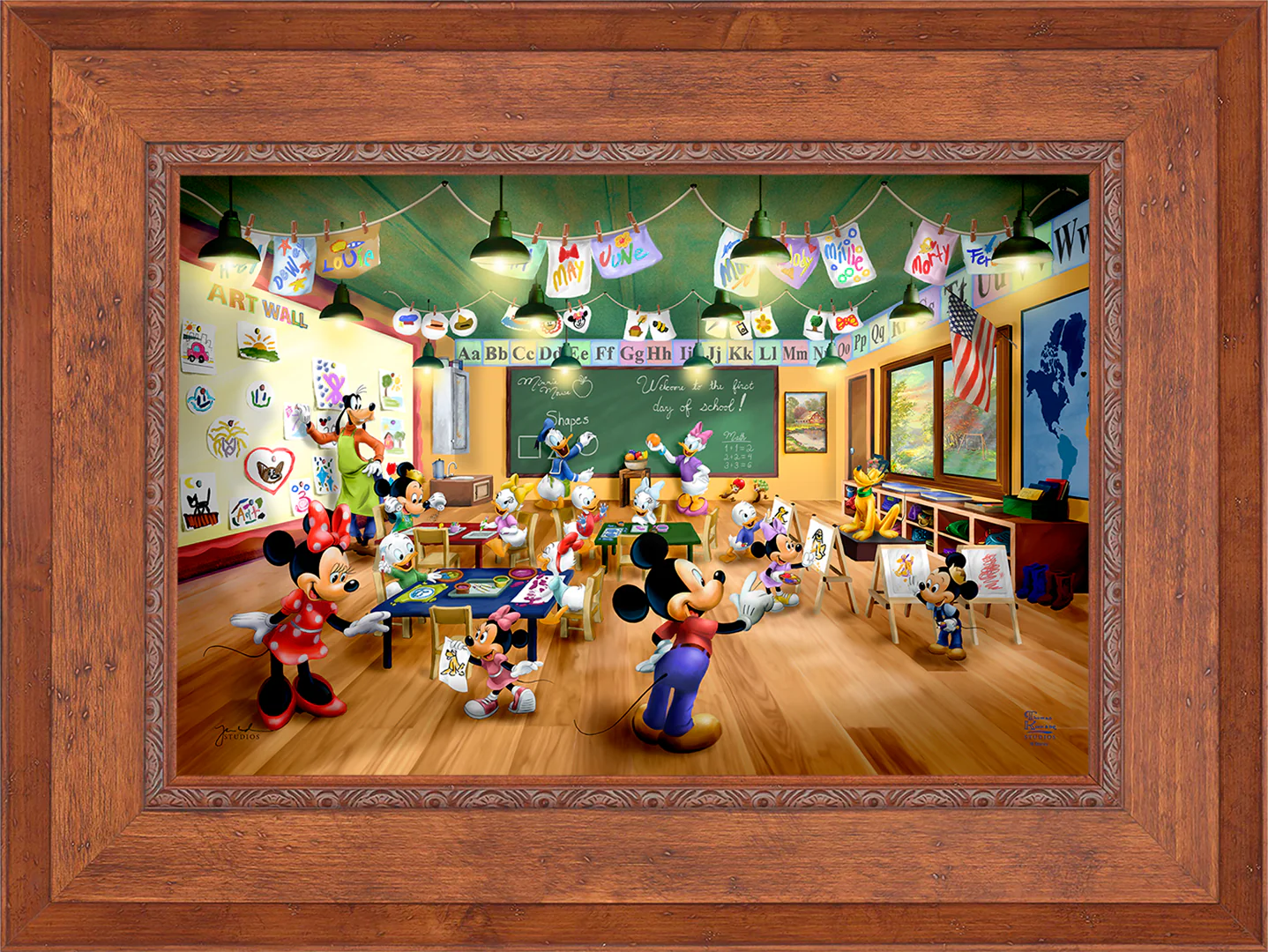 Disney Mickey and Minnie Schoolhouse - Jewel Edition Art - Image 28