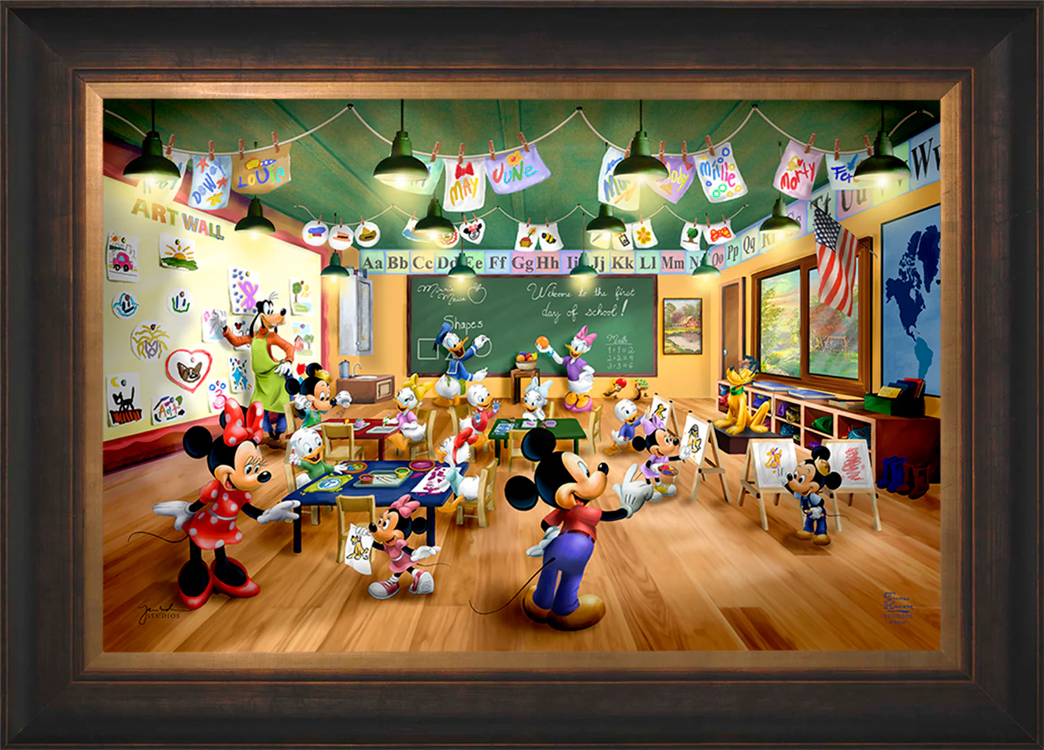 Disney Mickey and Minnie Schoolhouse - Jewel Edition Art - Image 29
