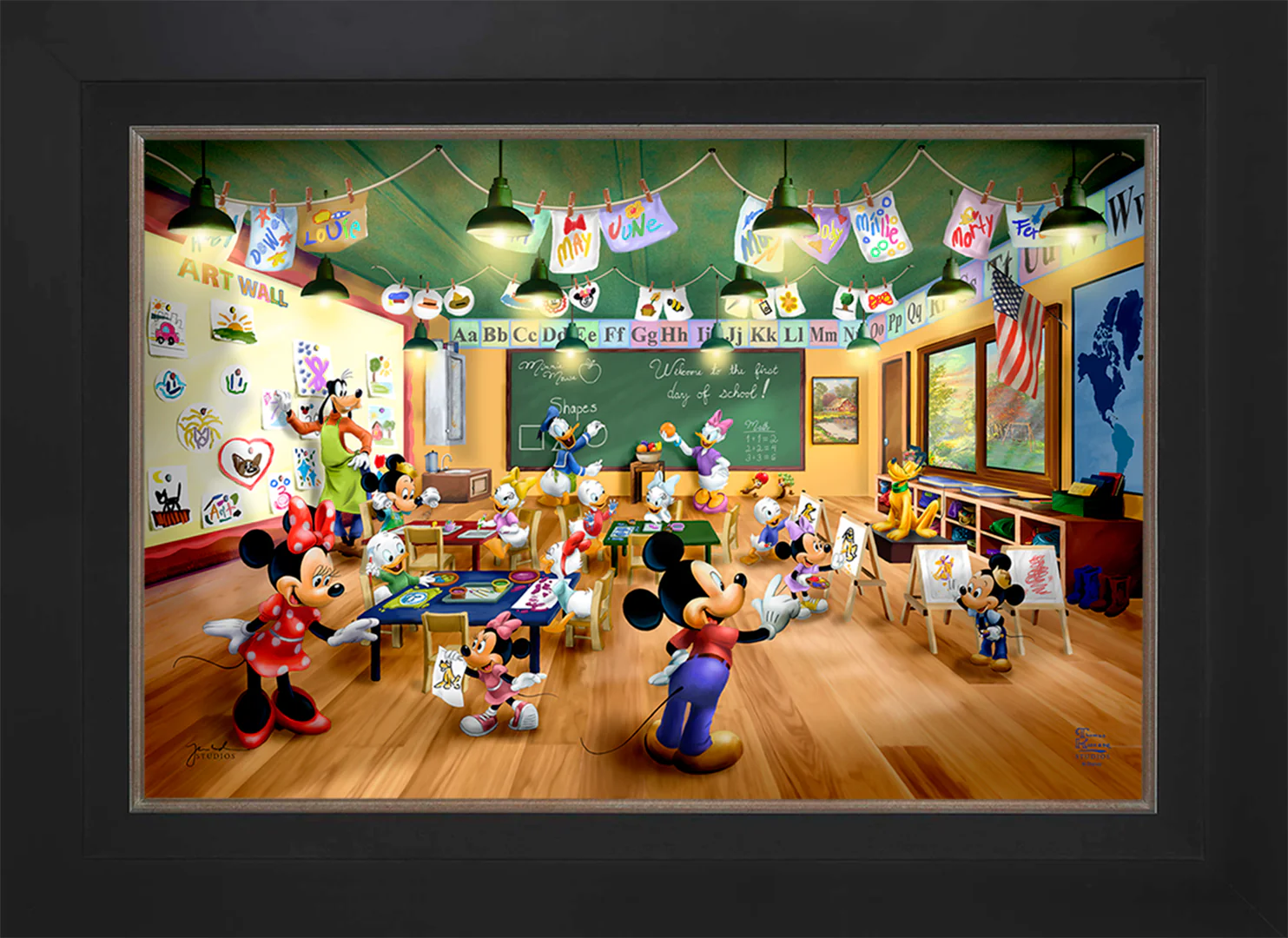Disney Mickey and Minnie Schoolhouse - Jewel Edition Art - Image 30