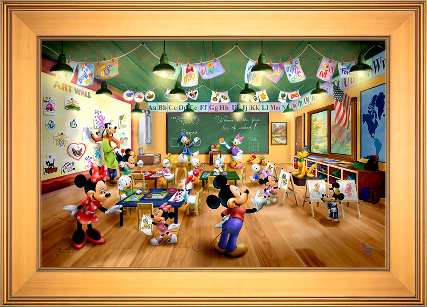 Disney Mickey and Minnie Schoolhouse - Jewel Edition Art - Image 32