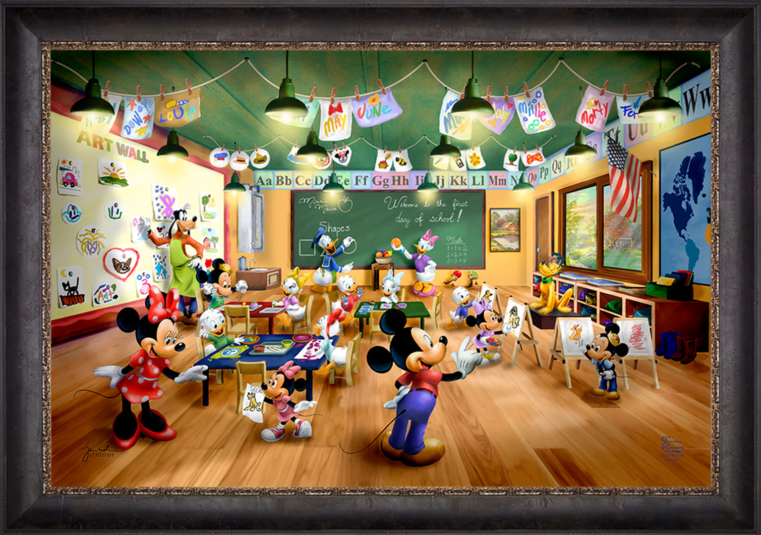 Disney Mickey and Minnie Schoolhouse - Jewel Edition Art - Image 38