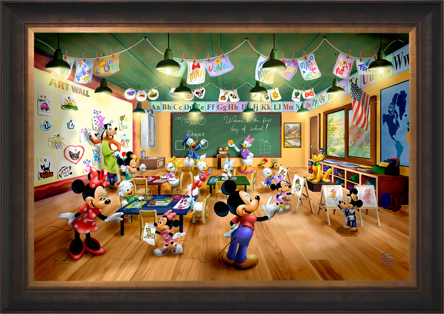 Disney Mickey and Minnie Schoolhouse - Jewel Edition Art - Image 39