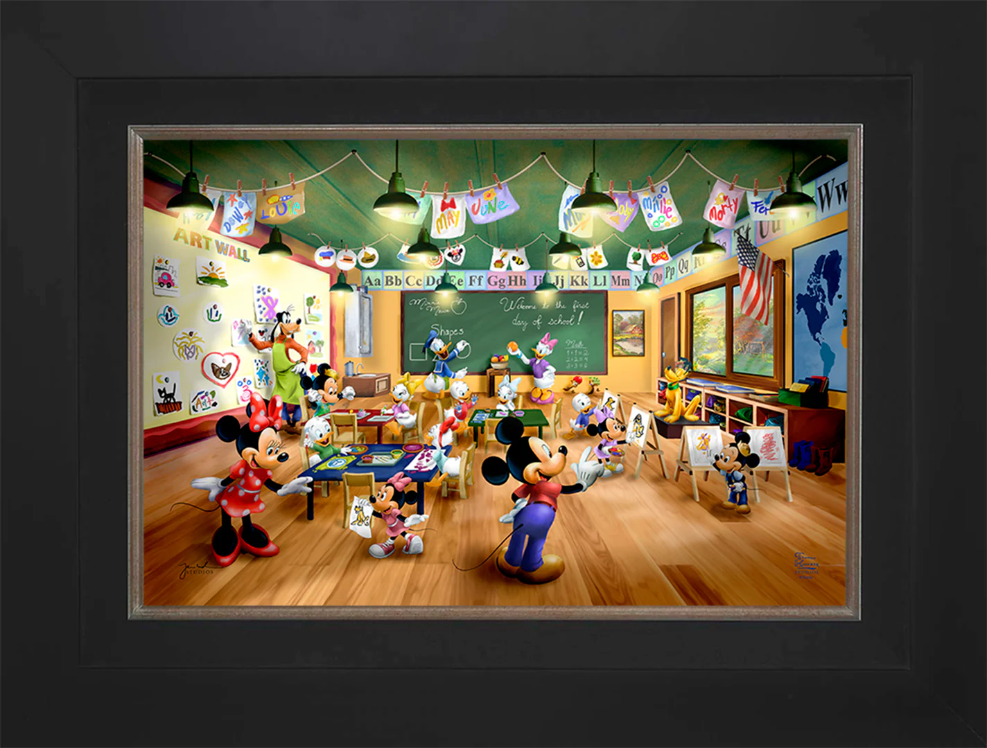Disney Mickey and Minnie Schoolhouse - Jewel Edition Art - Image 4
