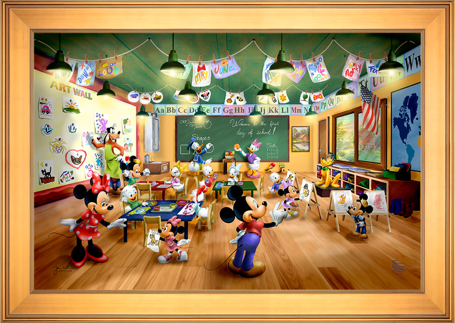 Disney Mickey and Minnie Schoolhouse - Jewel Edition Art - Image 40
