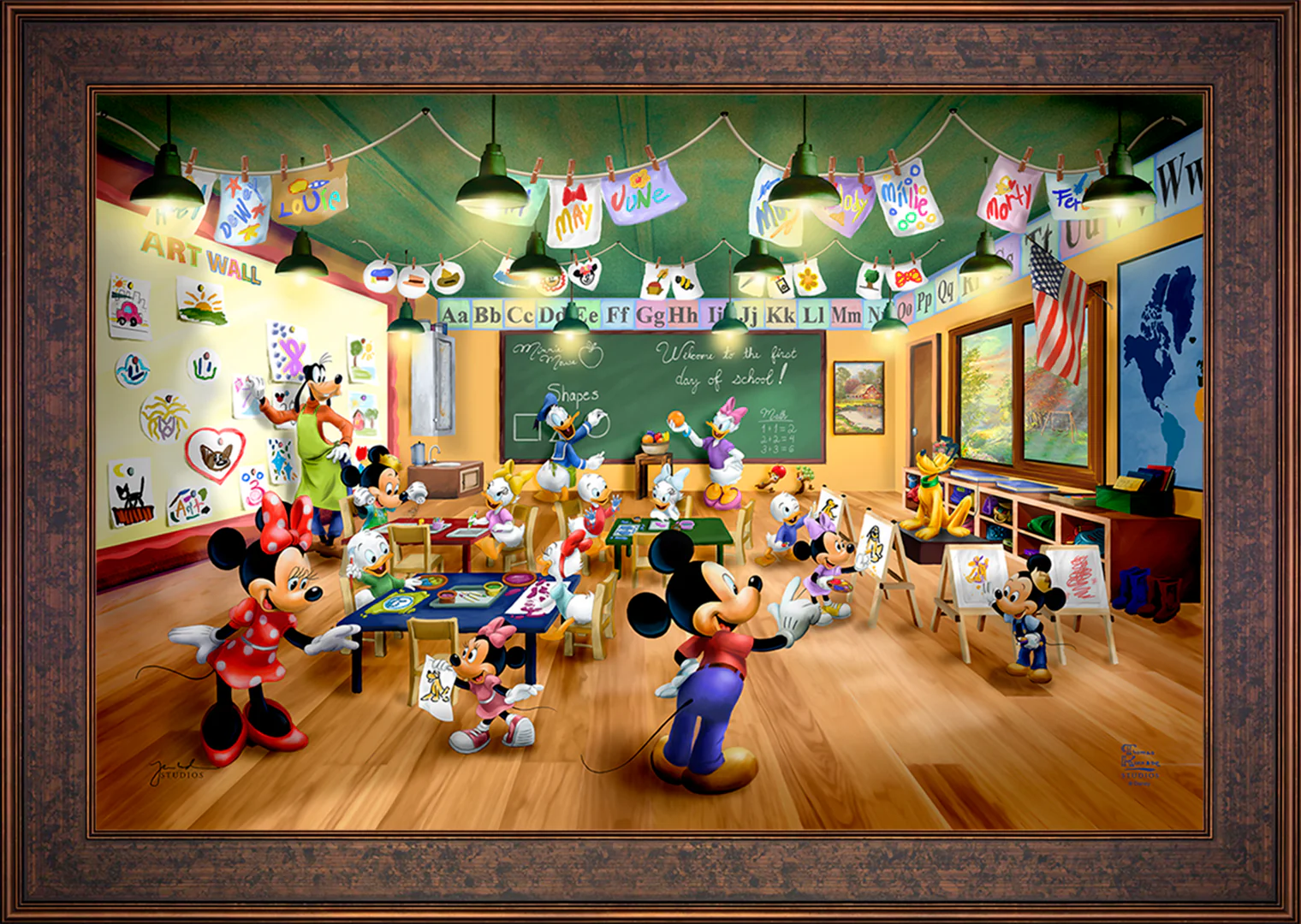 Disney Mickey and Minnie Schoolhouse - Jewel Edition Art - Image 41