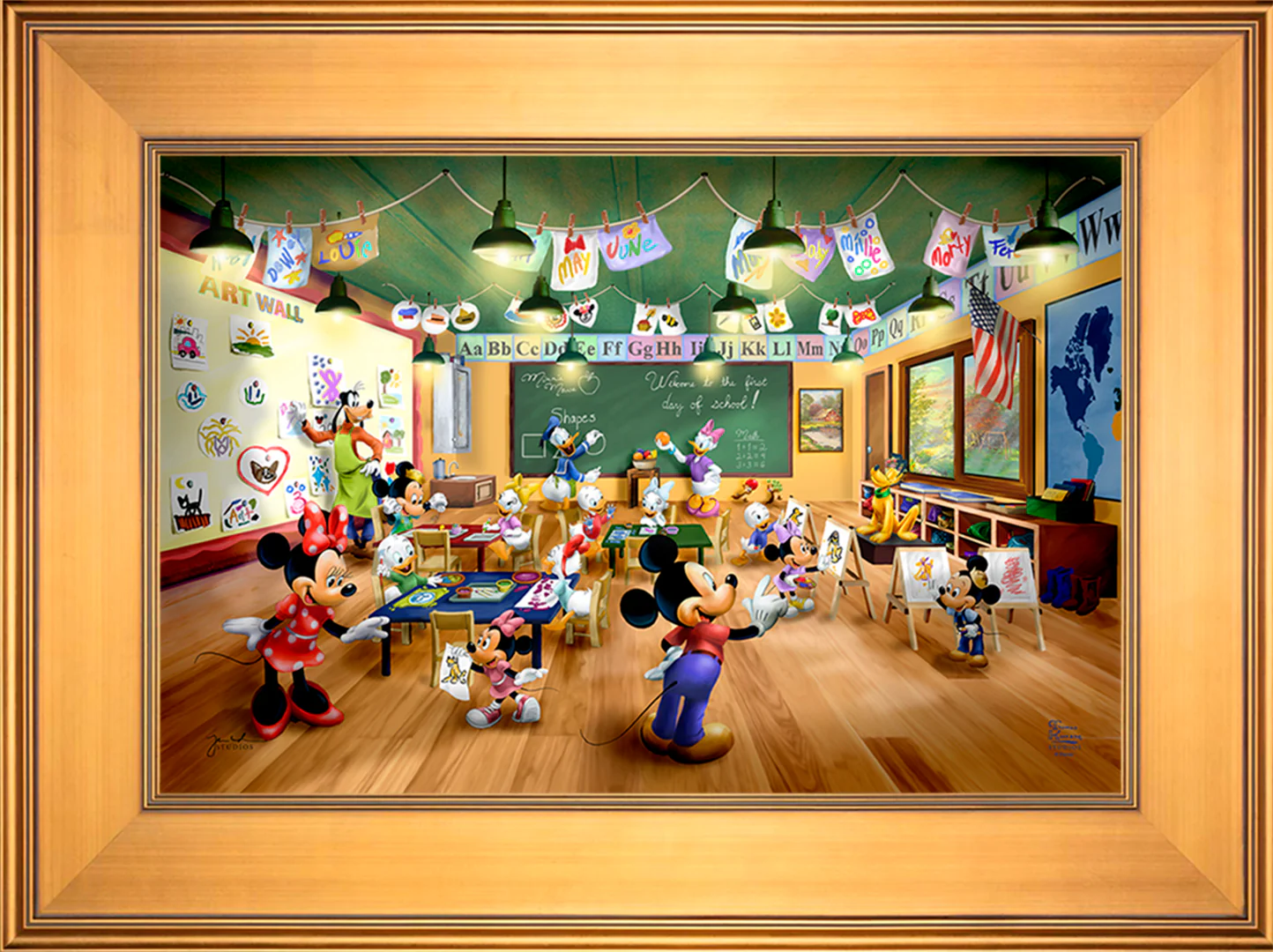 Disney Mickey and Minnie Schoolhouse - Jewel Edition Art - Image 9