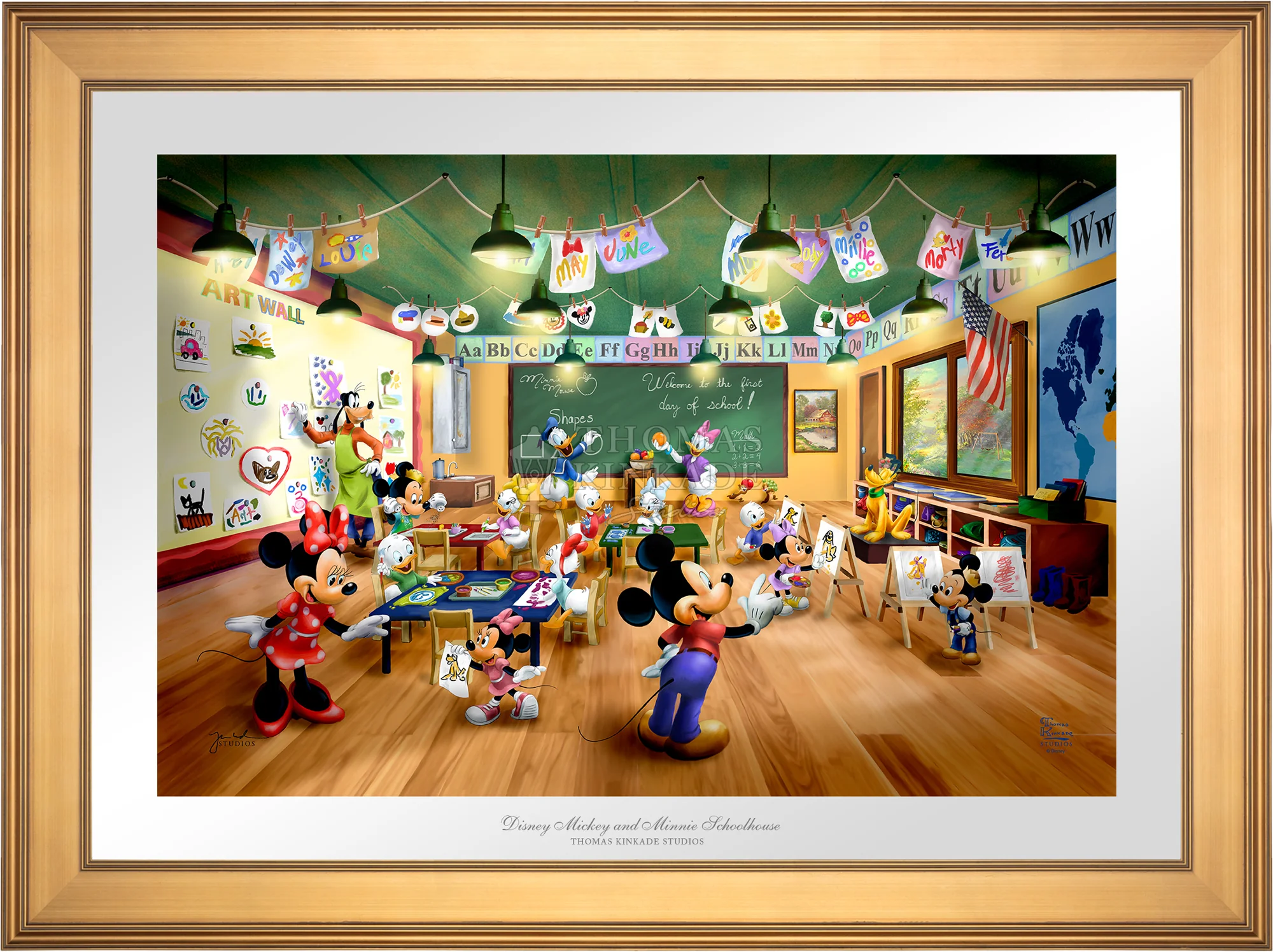 Disney Mickey and Minnie Schoolhouse - Limited Edition Paper - Image 4