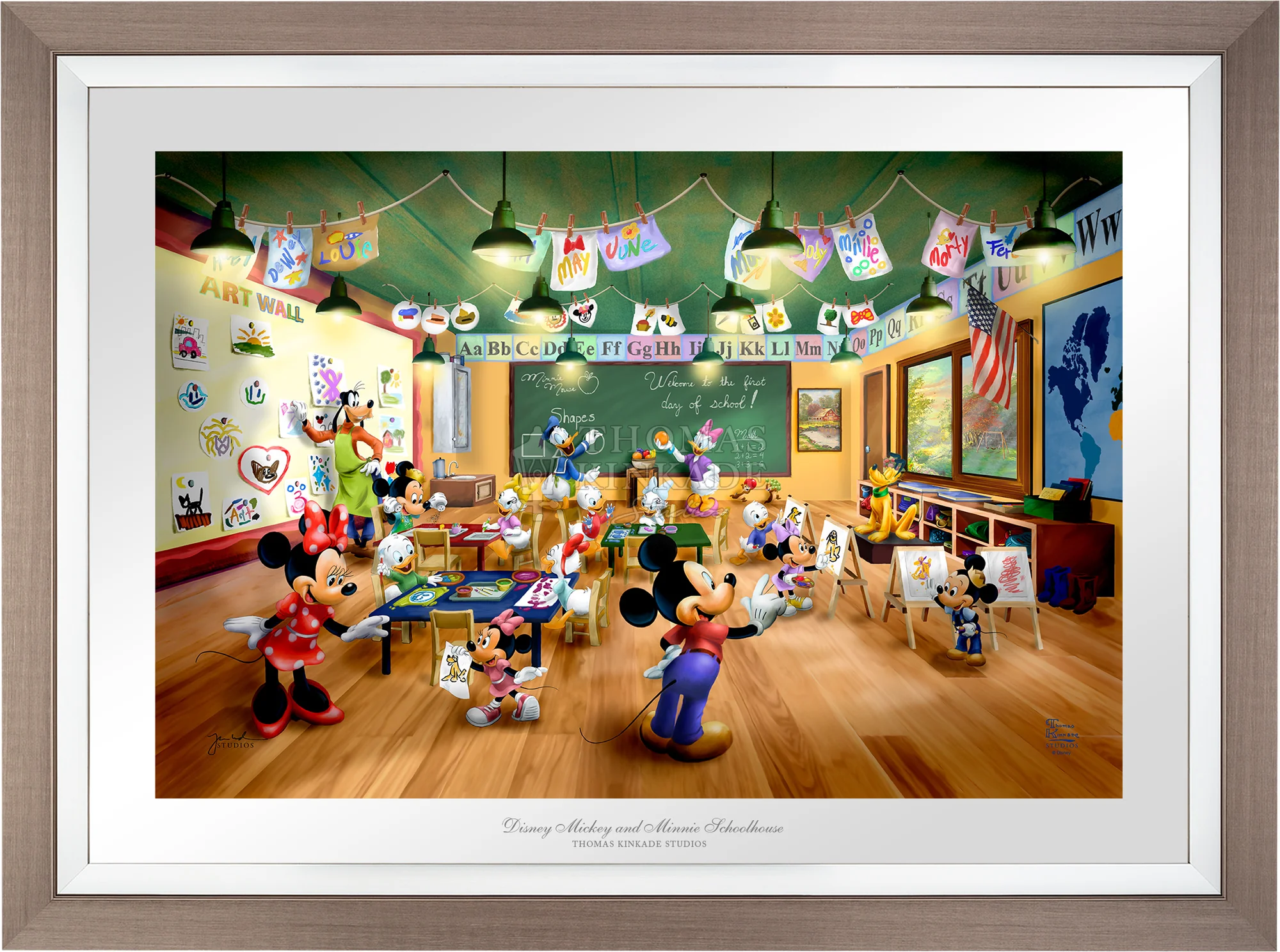 Disney Mickey and Minnie Schoolhouse - Limited Edition Paper - Image 6