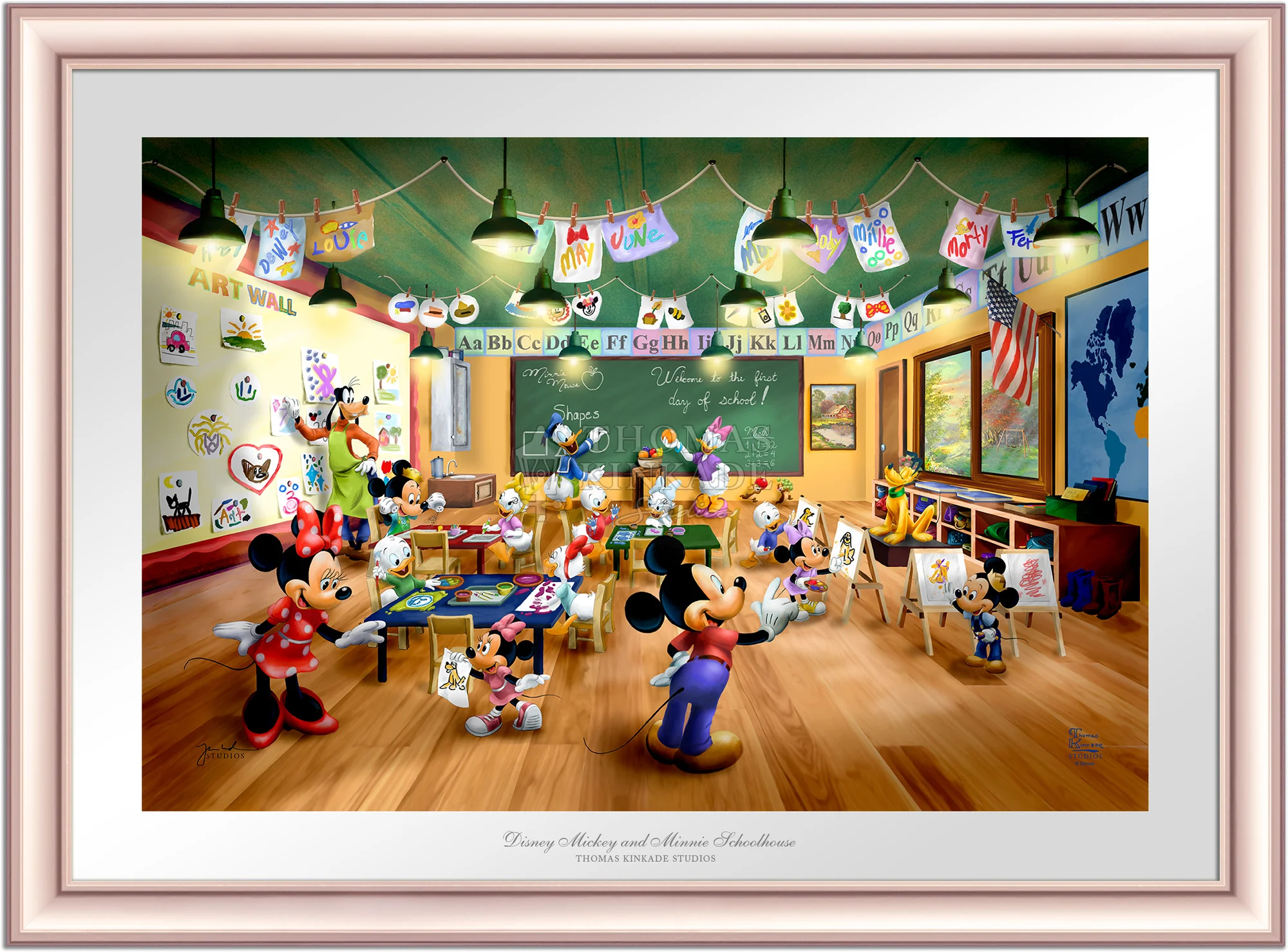 Disney Mickey and Minnie Schoolhouse - Limited Edition Paper - Image 7
