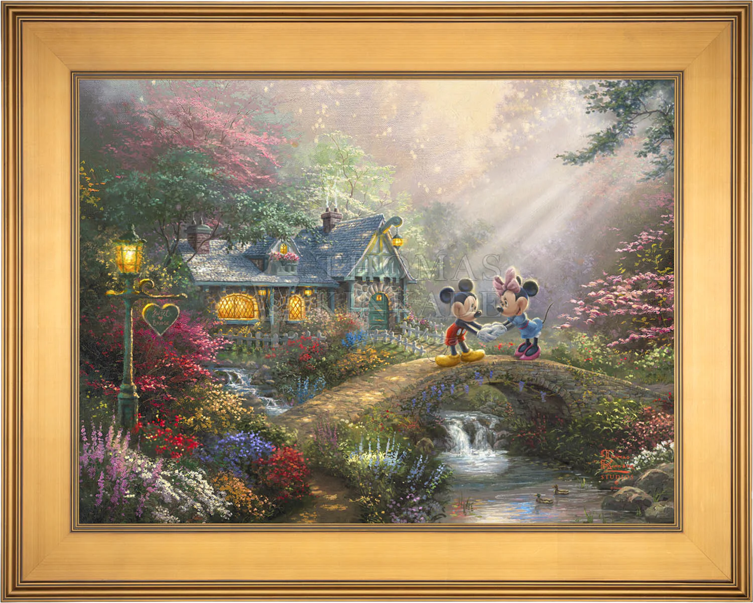 Disney Mickey and Minnie - Sweetheart Bridge - Jewel Edition Art - Image 14