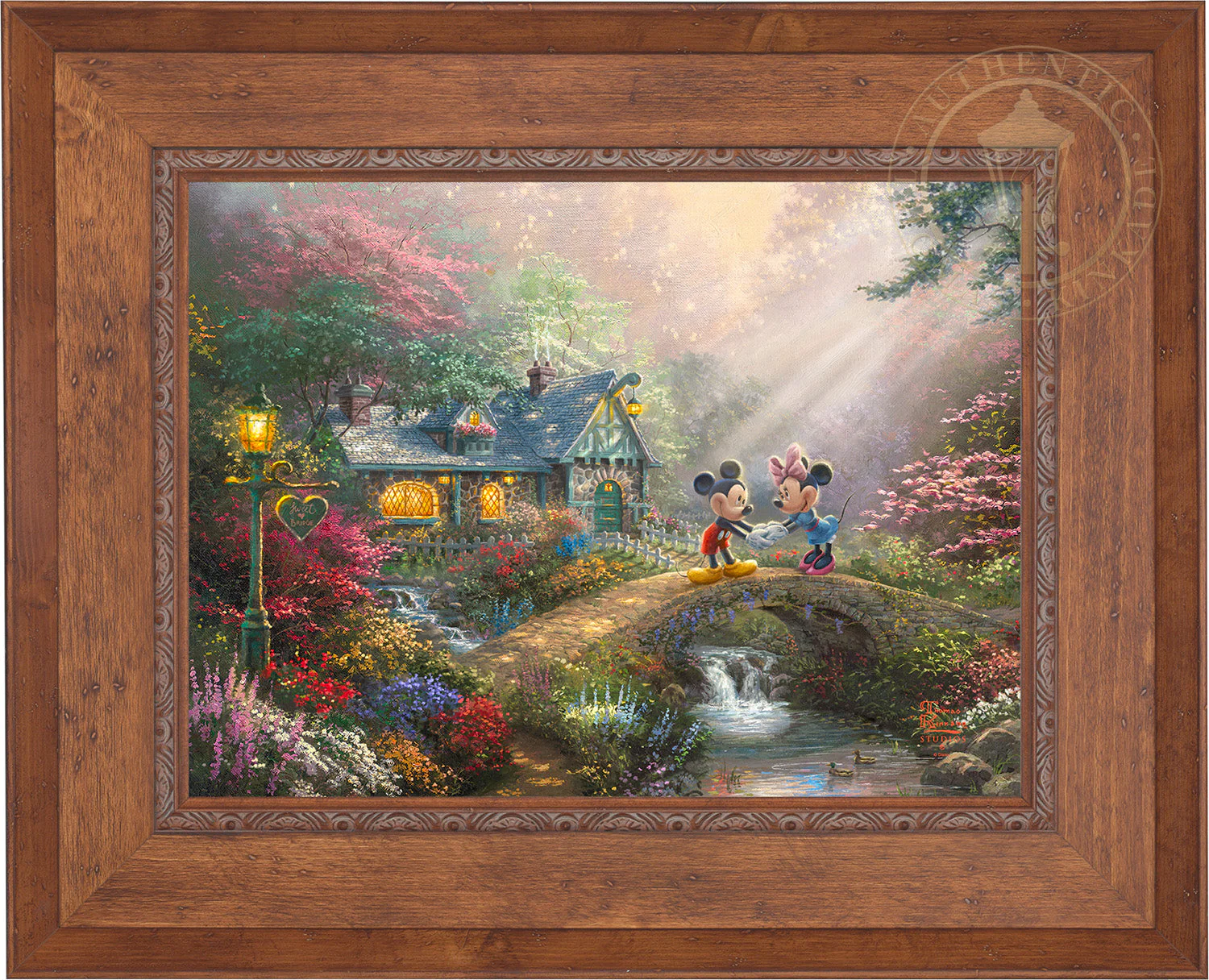 Disney Mickey and Minnie - Sweetheart Bridge - Jewel Edition Art - Image 16