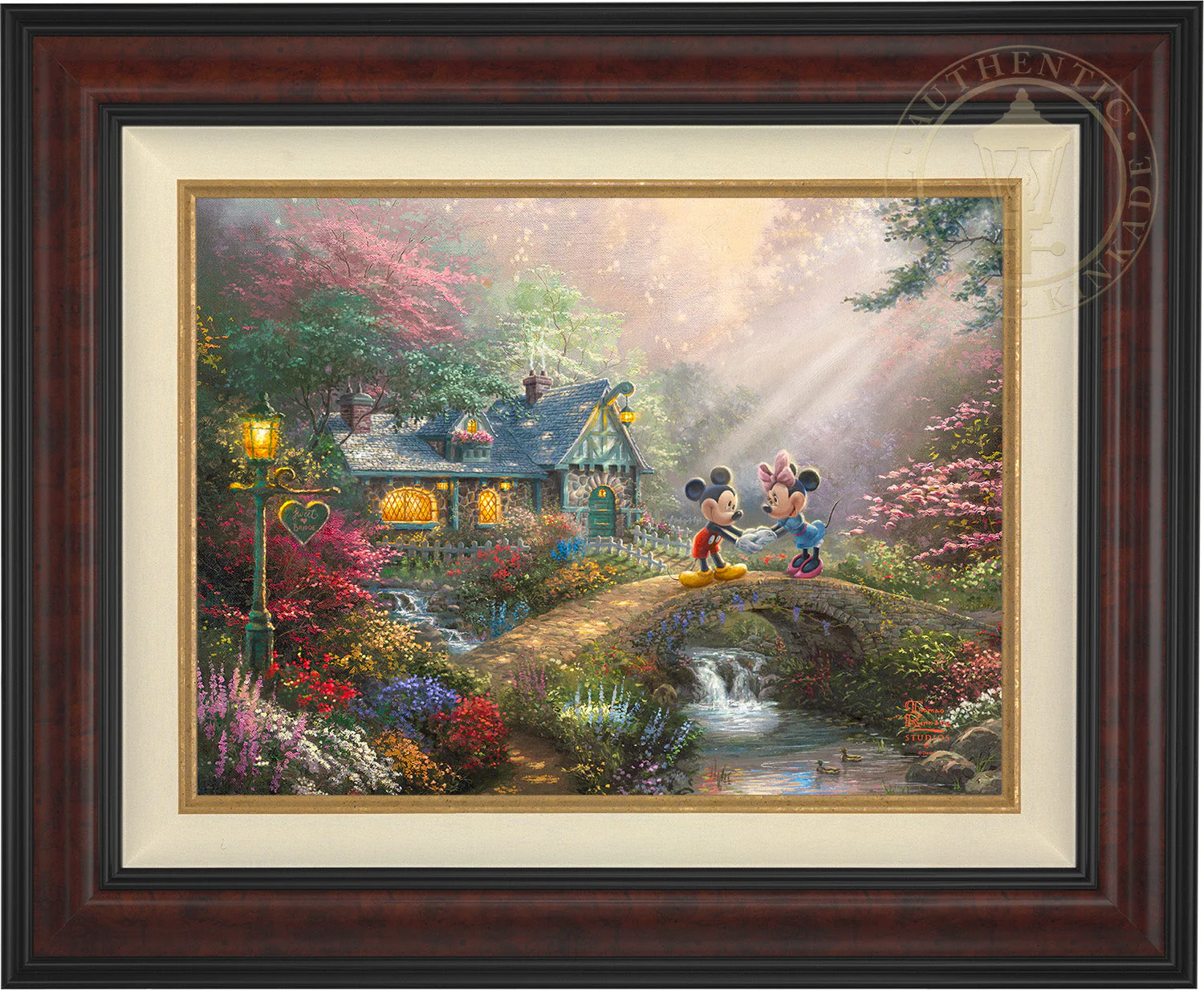 Disney Mickey and Minnie - Sweetheart Bridge - Jewel Edition Art - Image 4