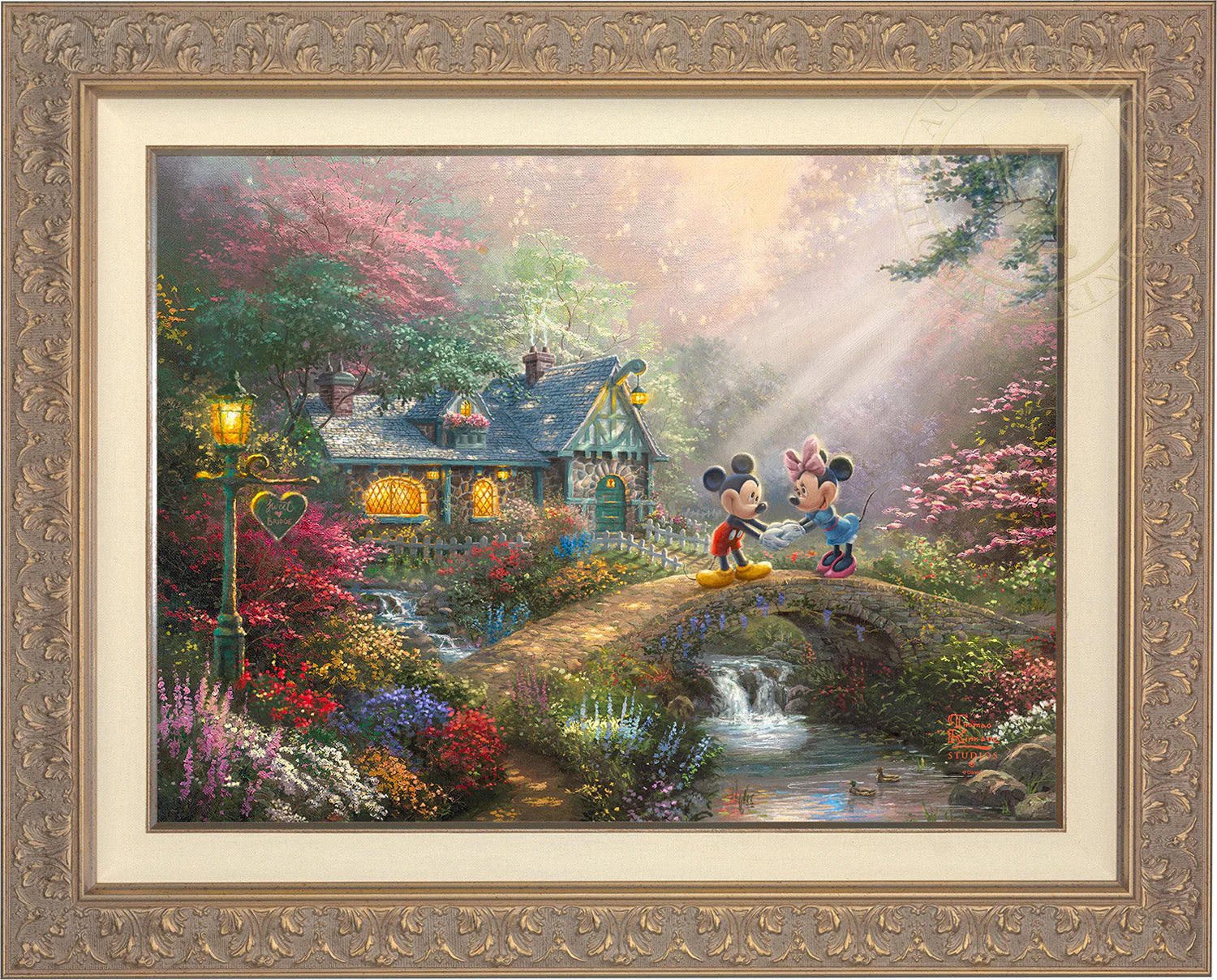 Disney Mickey and Minnie - Sweetheart Bridge - Jewel Edition Art - Image 7