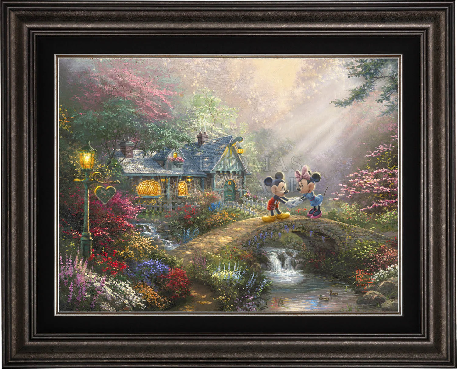 Disney Mickey and Minnie - Sweetheart Bridge - Jewel Edition Art - Image 9