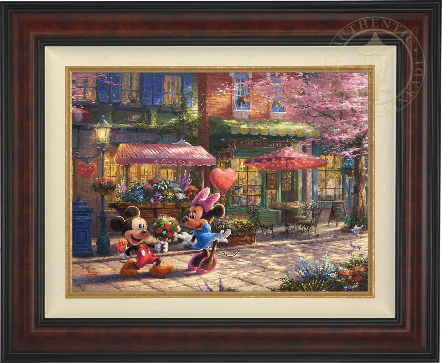 Disney Mickey and Minnie - Sweetheart Café - Jewel Edition Art - Image 4