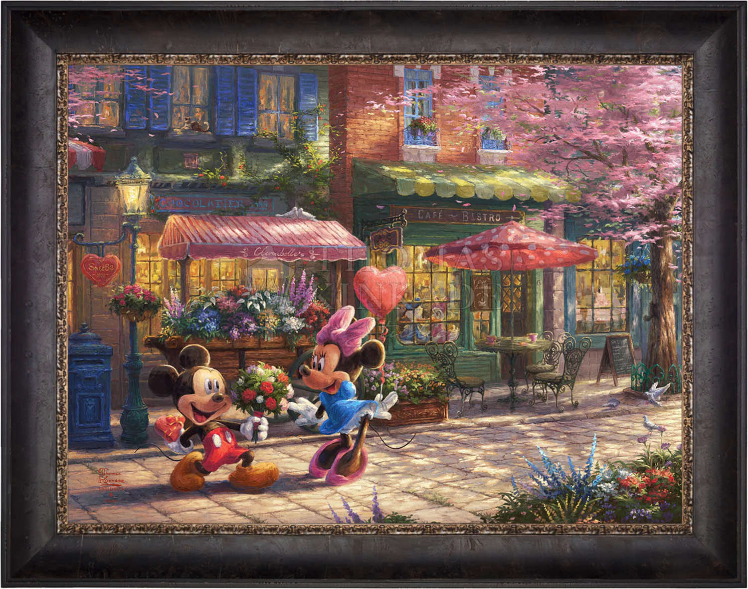 Disney Mickey and Minnie - Sweetheart Café - Jewel Edition Art - Image 5