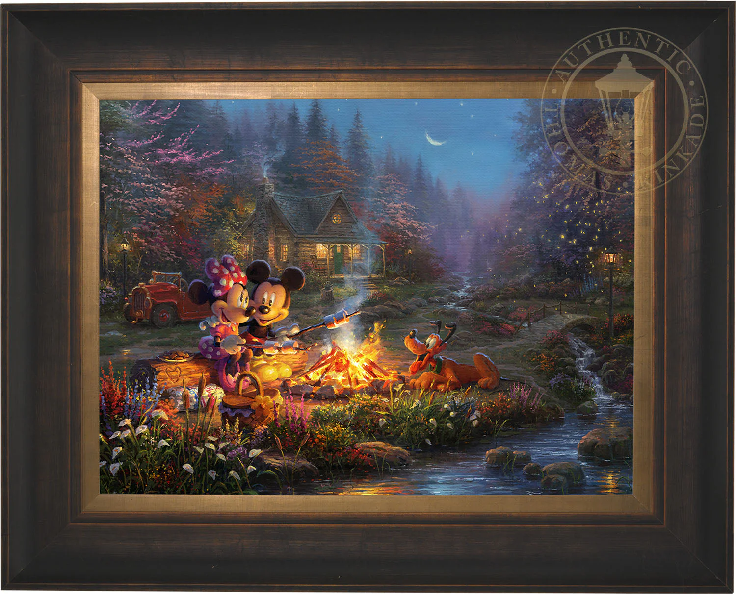 Disney Mickey and Minnie - Sweetheart Campfire - Limited Edition Canvas - Image 12