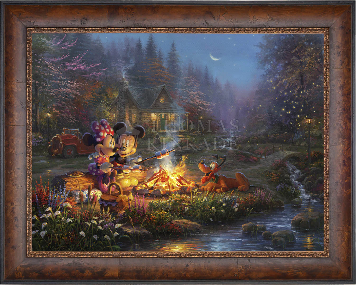 Disney Mickey and Minnie - Sweetheart Campfire - Limited Edition Canvas - Image 7