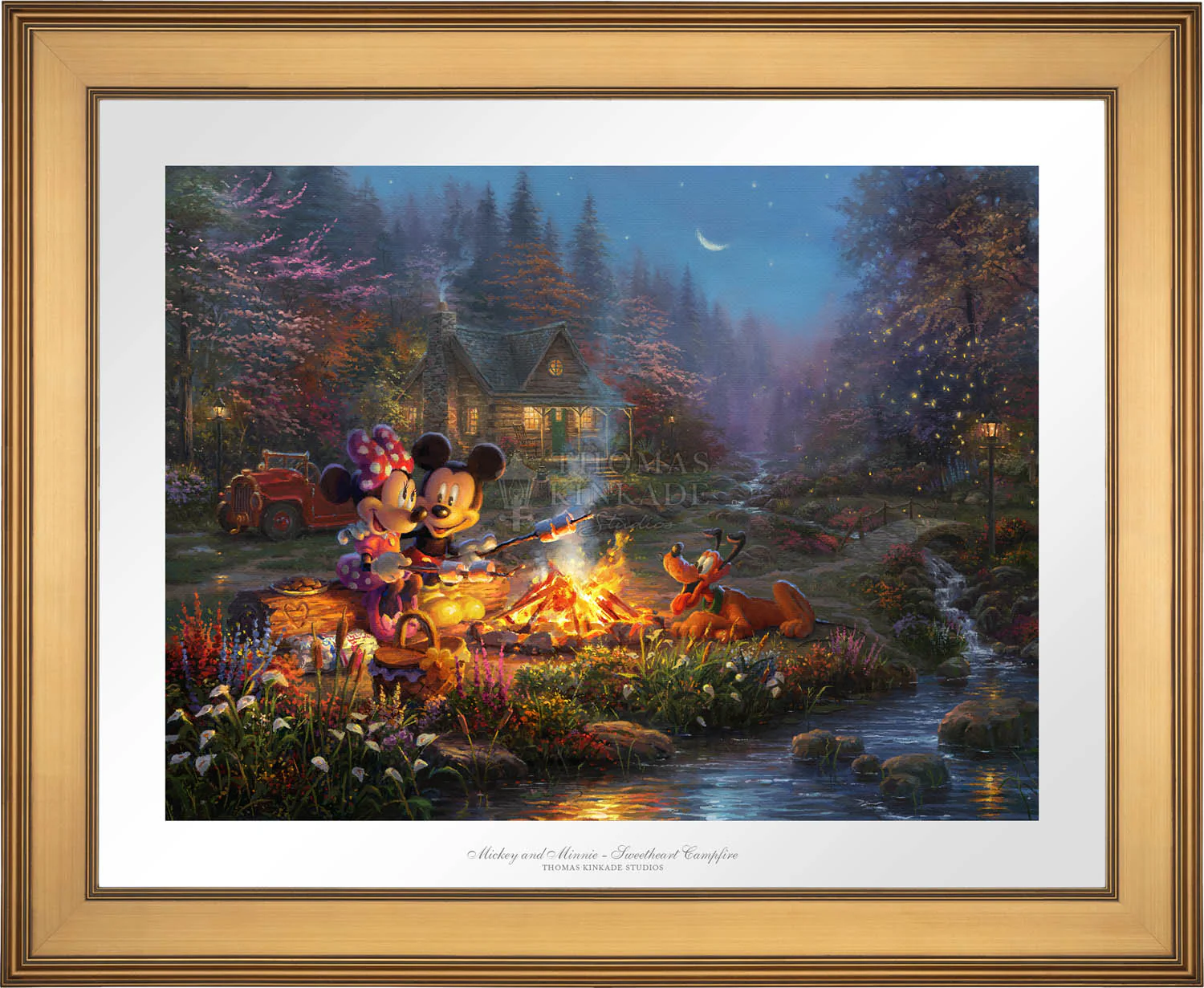 Disney Mickey and Minnie - Sweetheart Campfire - Limited Edition Paper - Image 3