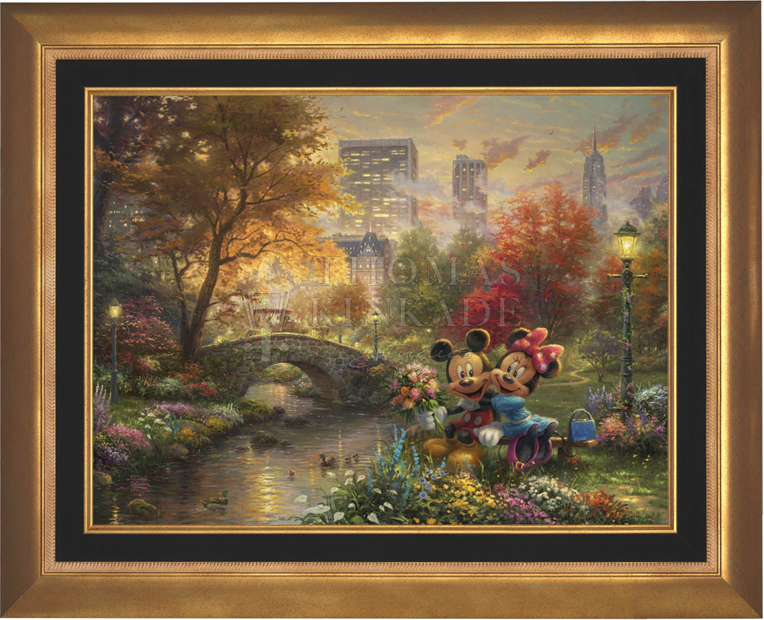 Disney Mickey and Minnie - Sweetheart Central Park - Jewel Edition Art