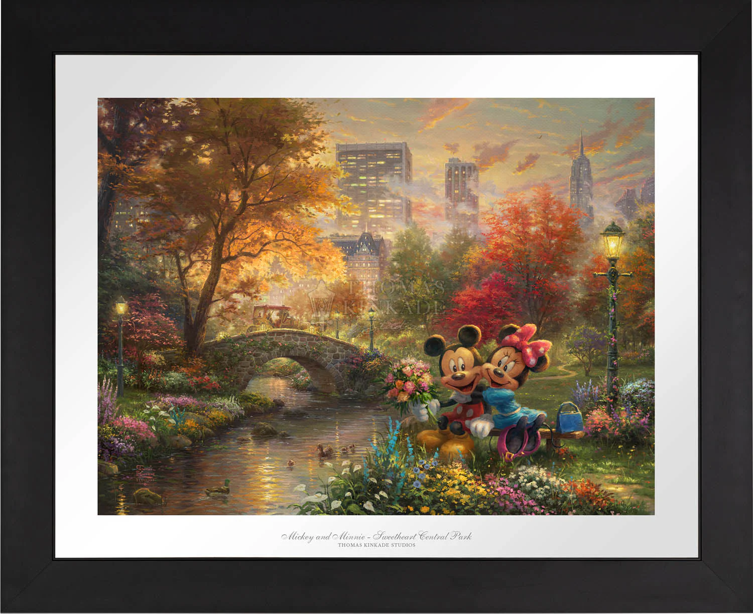 Disney Mickey and Minnie - Sweetheart Central Park - Limited Edition Paper - Image 5