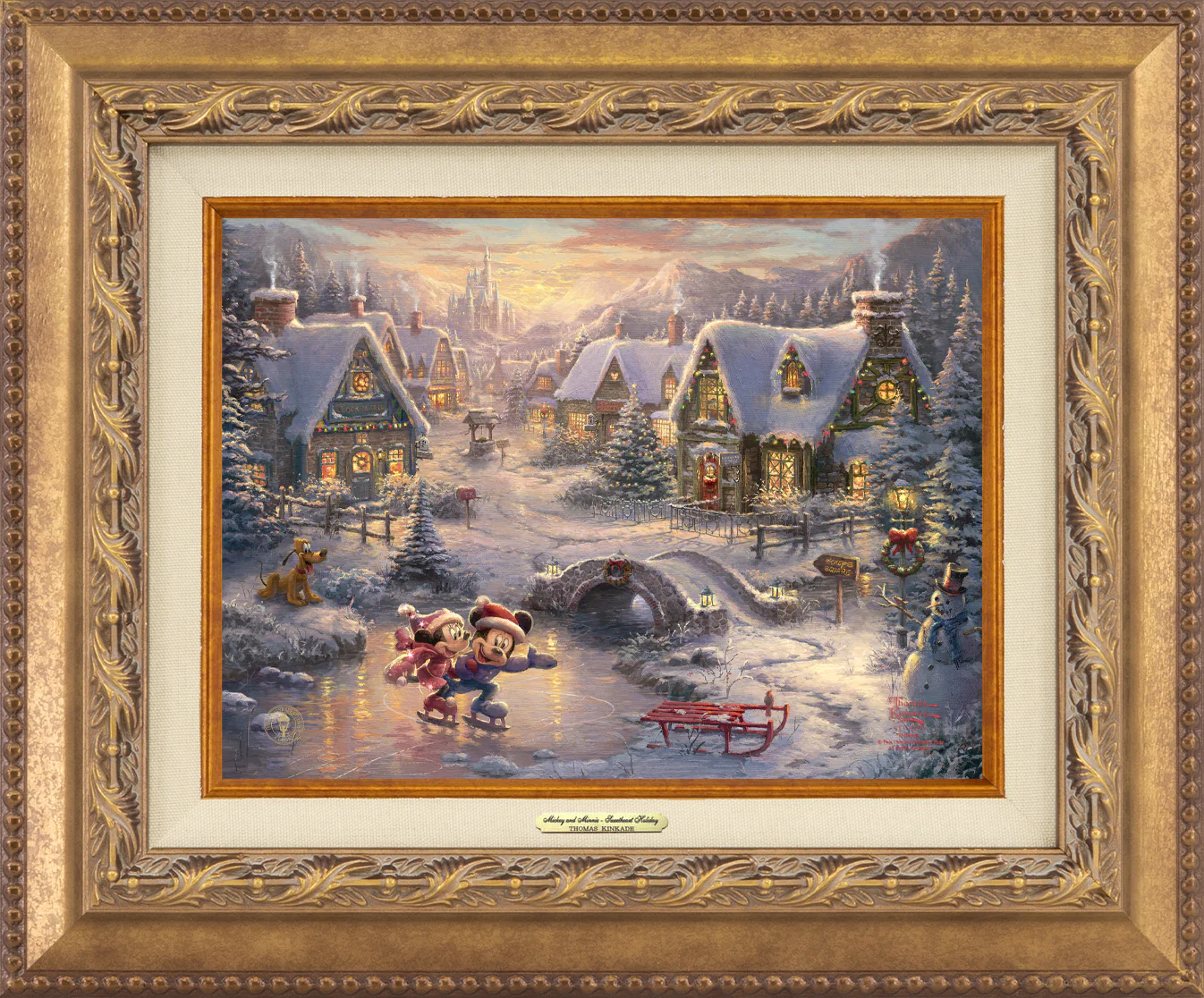 Disney Mickey and Minnie - Sweetheart Holiday - Canvas Classics