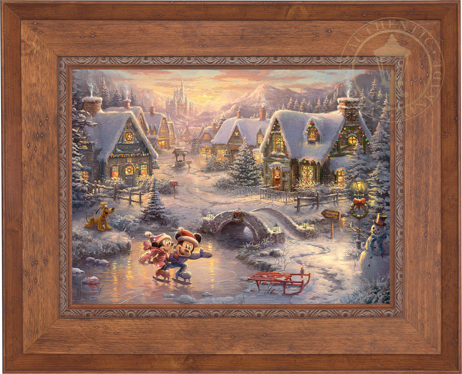 Disney Mickey and Minnie - Sweetheart Holiday - Jewel Edition Art - Image 17