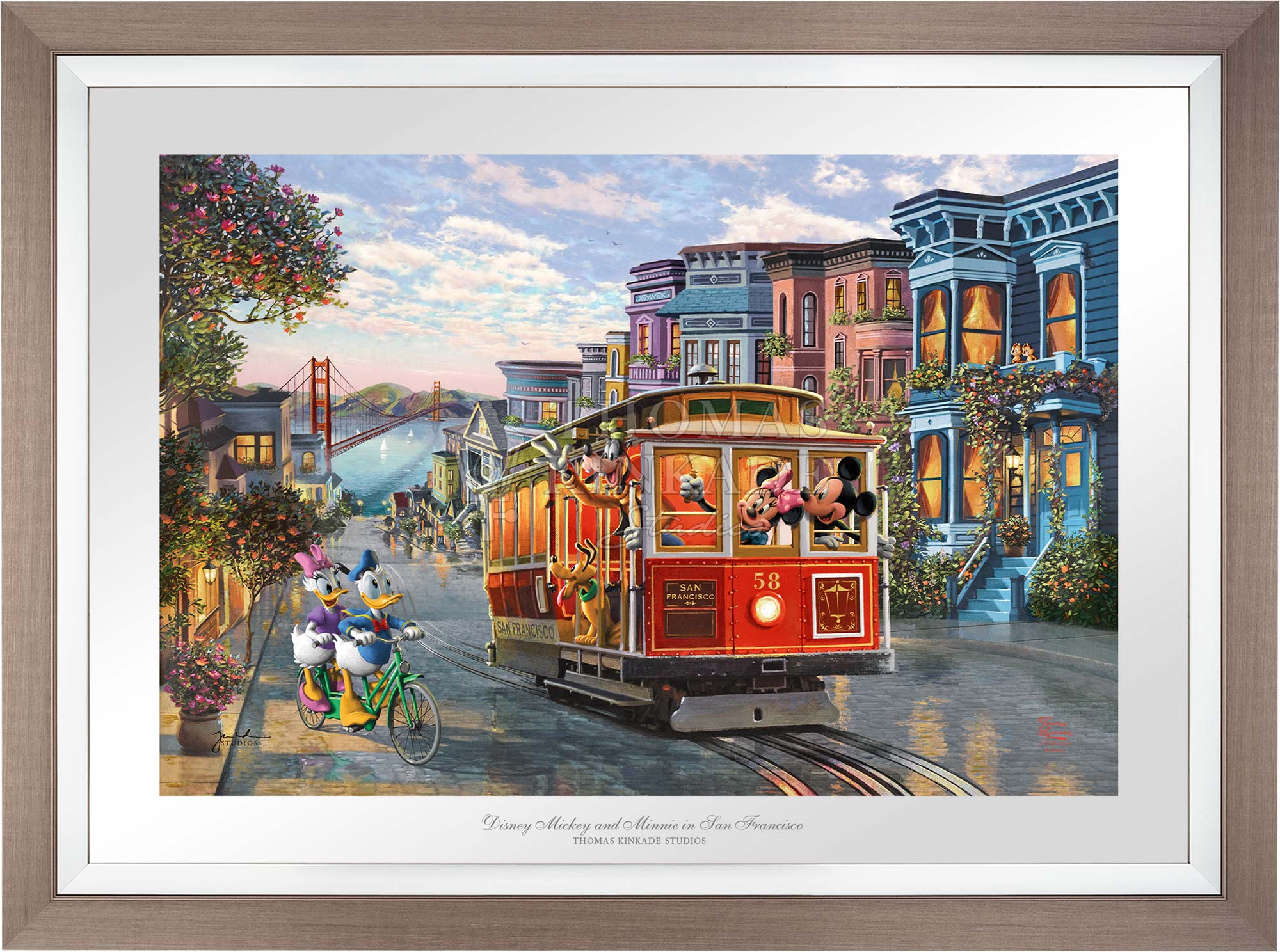 Disney Mickey and Minnie in San Francisco - Limited Edition Paper - Image 7