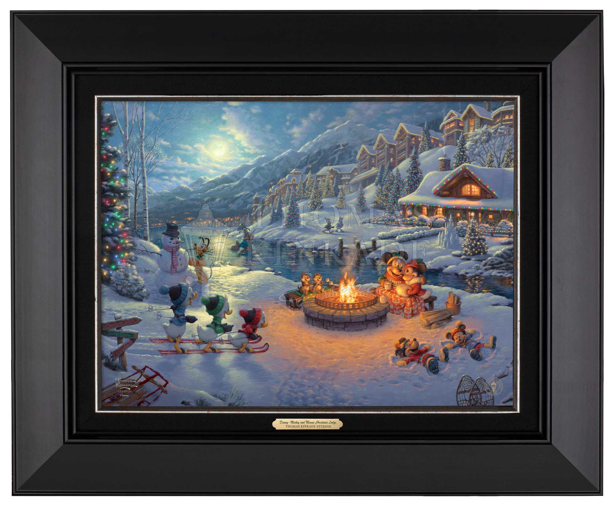 Disney Mickey and Minnie Christmas Lodge - Canvas Classics - Image 4