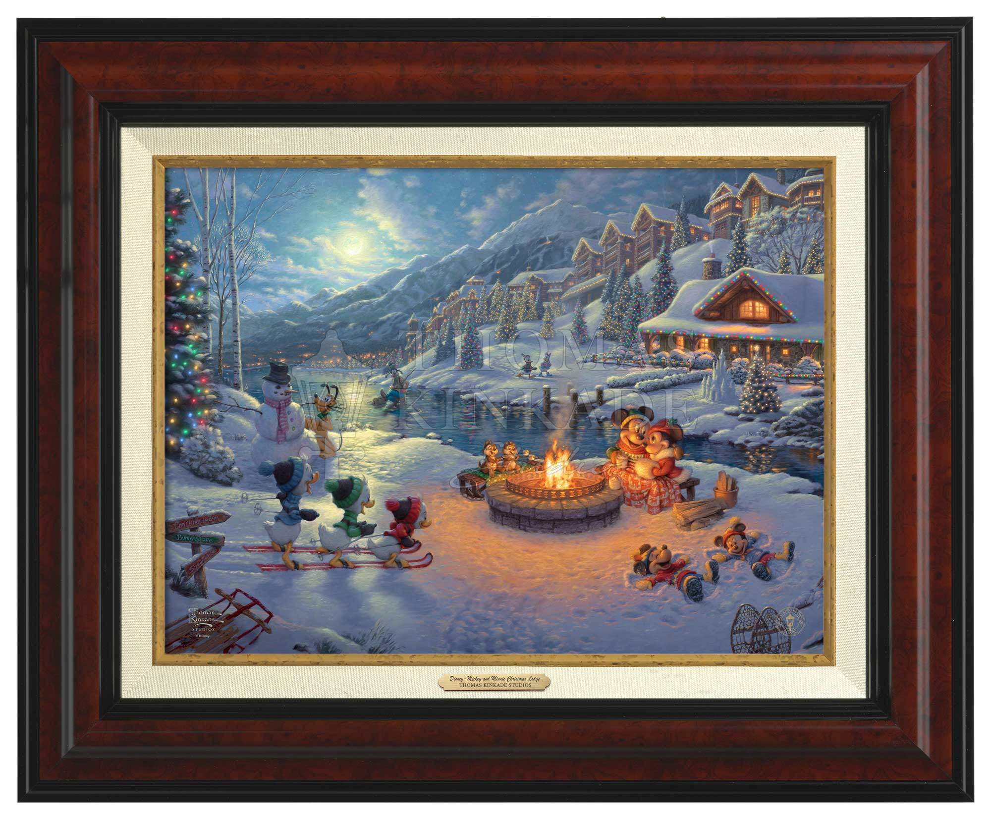 Disney Mickey and Minnie Christmas Lodge - Canvas Classics - Image 5