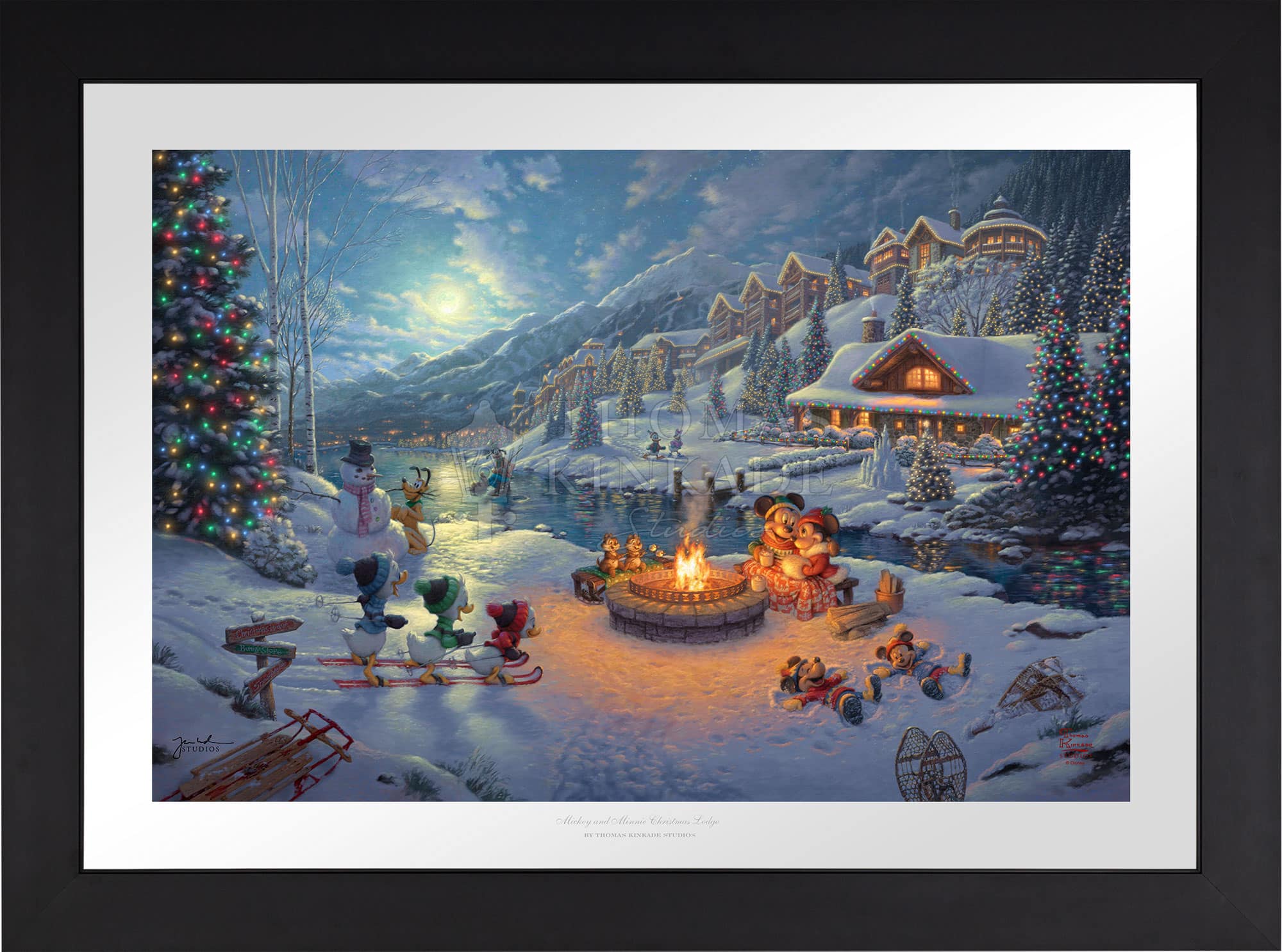 Disney Mickey and Minnie Christmas Lodge - Limited Edition Paper - Image 5