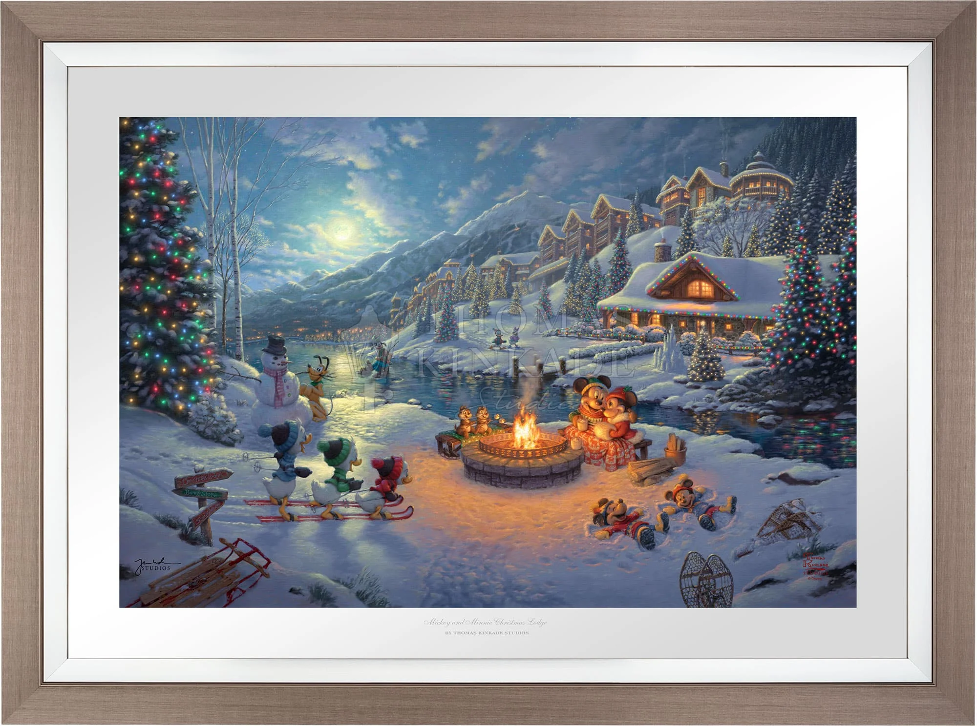 Disney Mickey and Minnie Christmas Lodge - Limited Edition Paper - Image 6