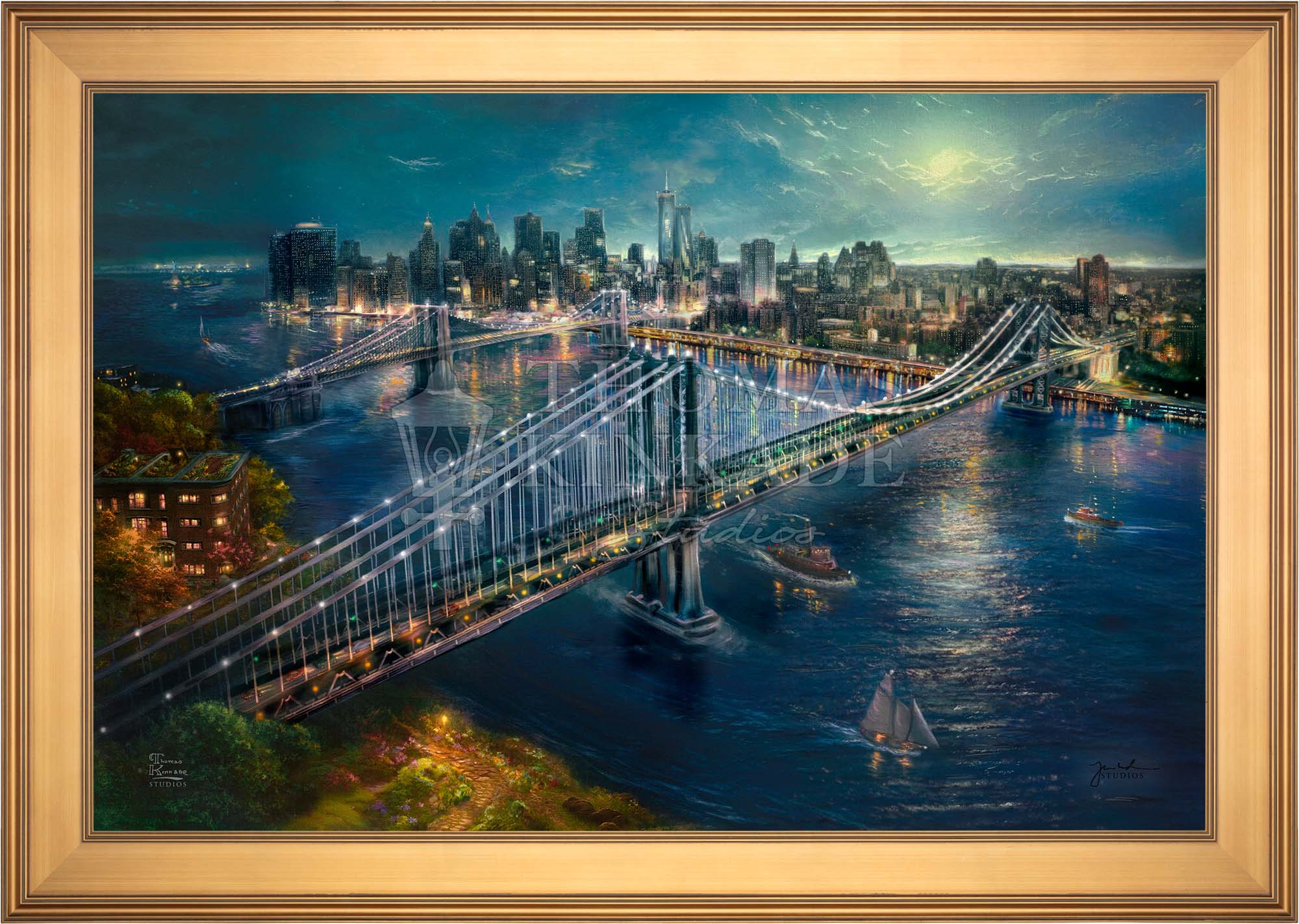Moonlight over Manhattan - Limited Edition Canvas - Image 15