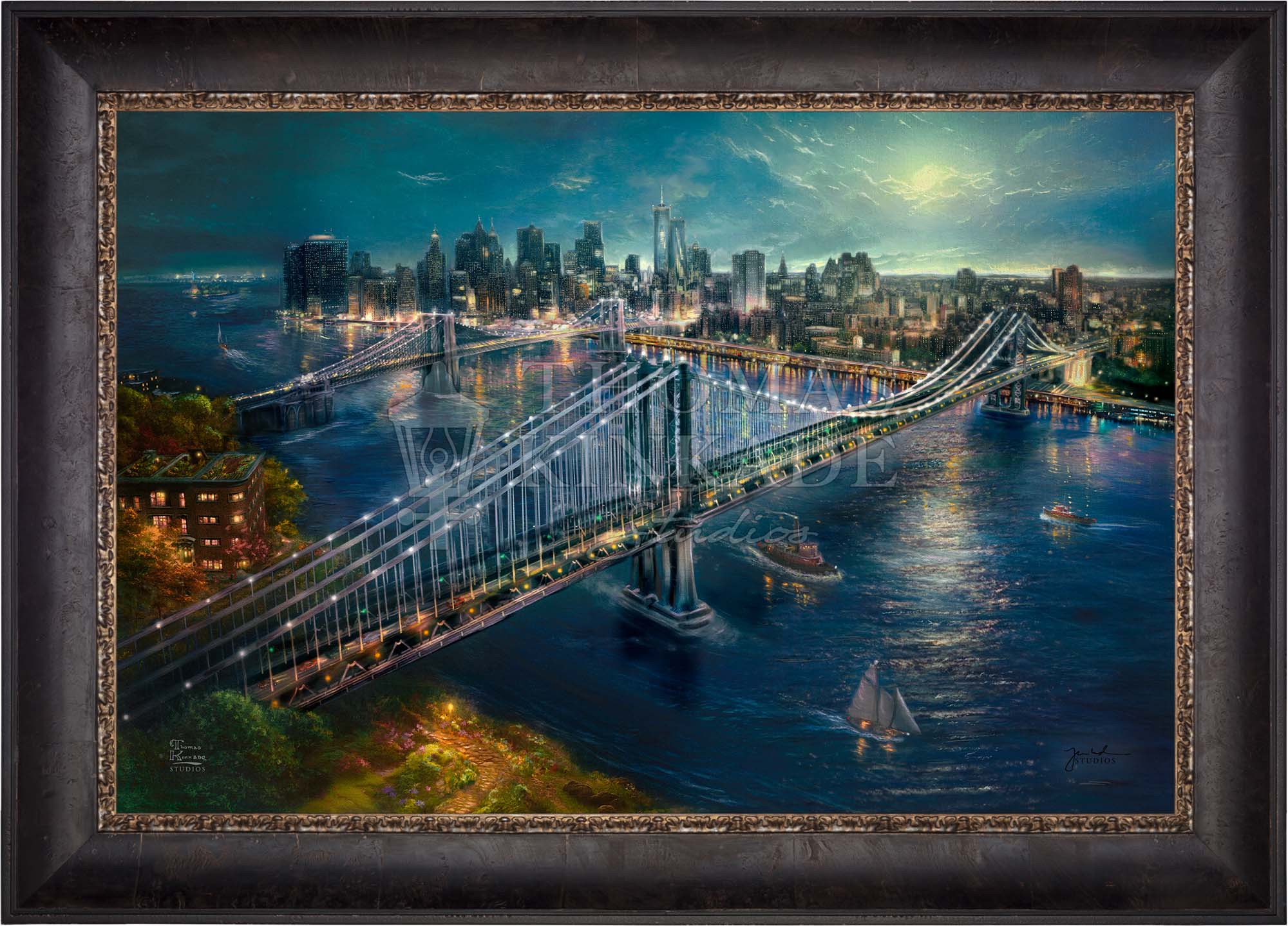 Moonlight over Manhattan - Limited Edition Canvas - Image 5