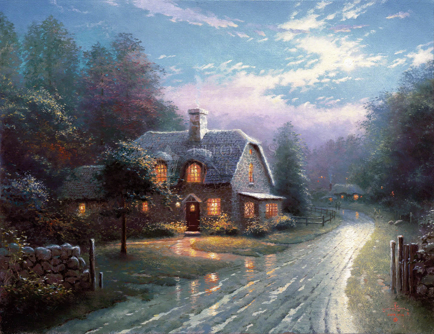 Moonlight Lane - Limited Edition Canvas - Image 17