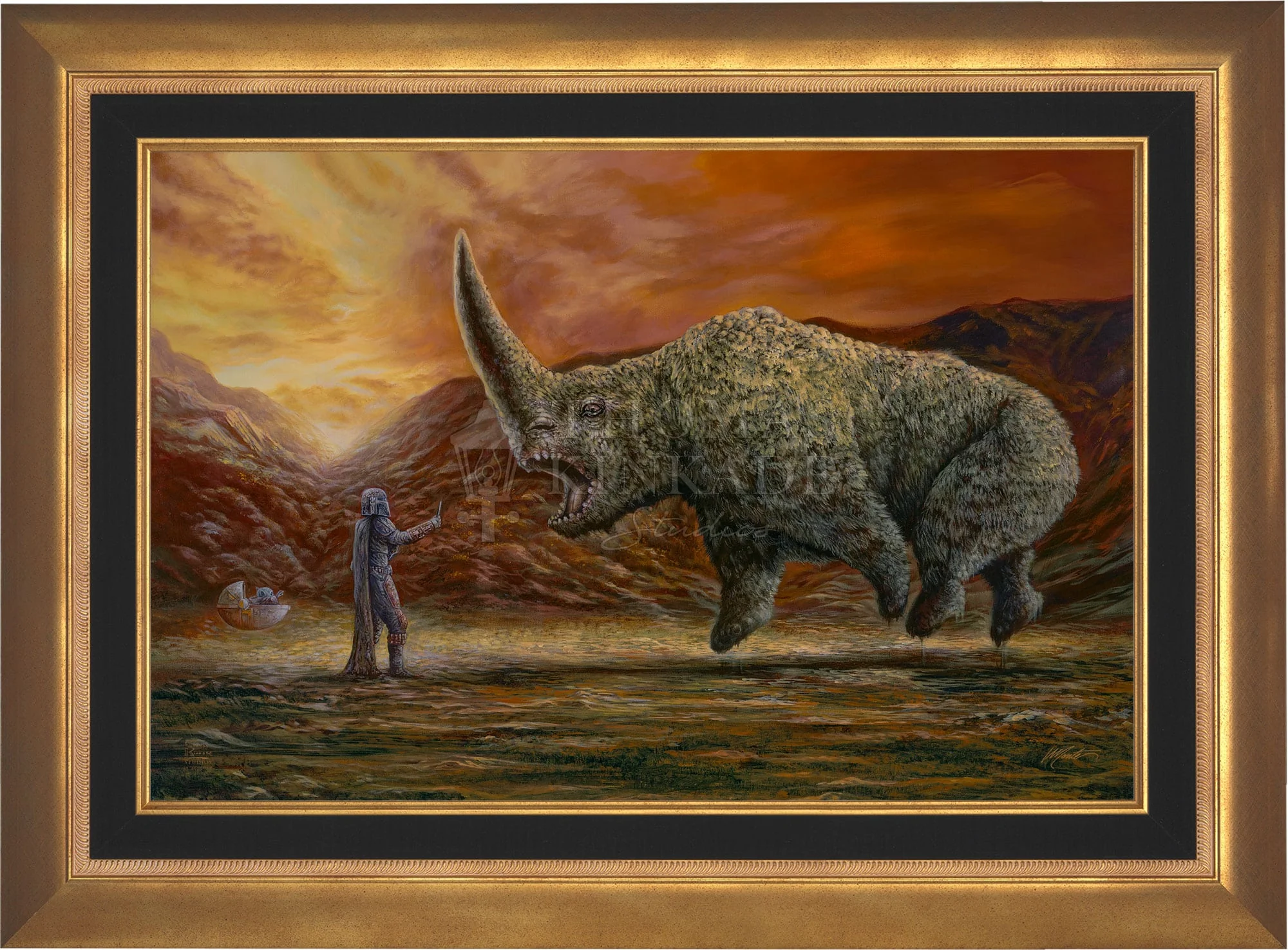 The Mandalorian™ - The Mudhorn™ - Limited Edition Canvas - Image 4