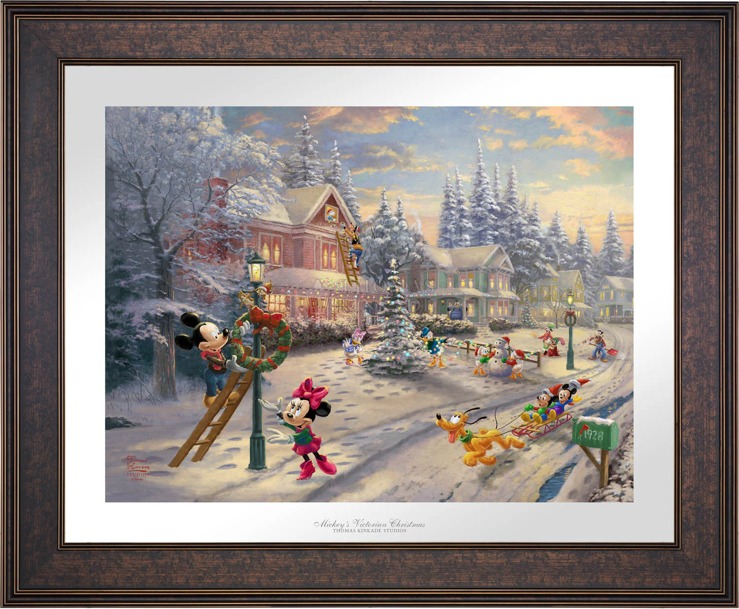 Disney Mickey's Victorian Christmas - Limited Edition Paper - Image 2