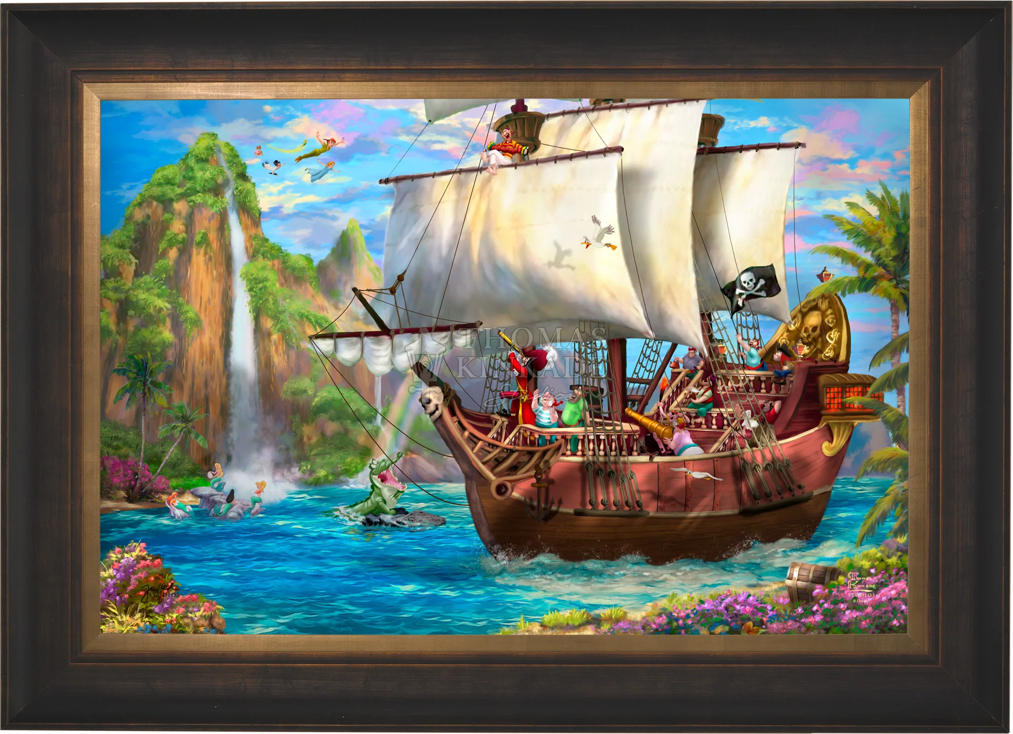 Disney Captain Hook's Never Land Voyage - Limited Edition Canvas - Image 17