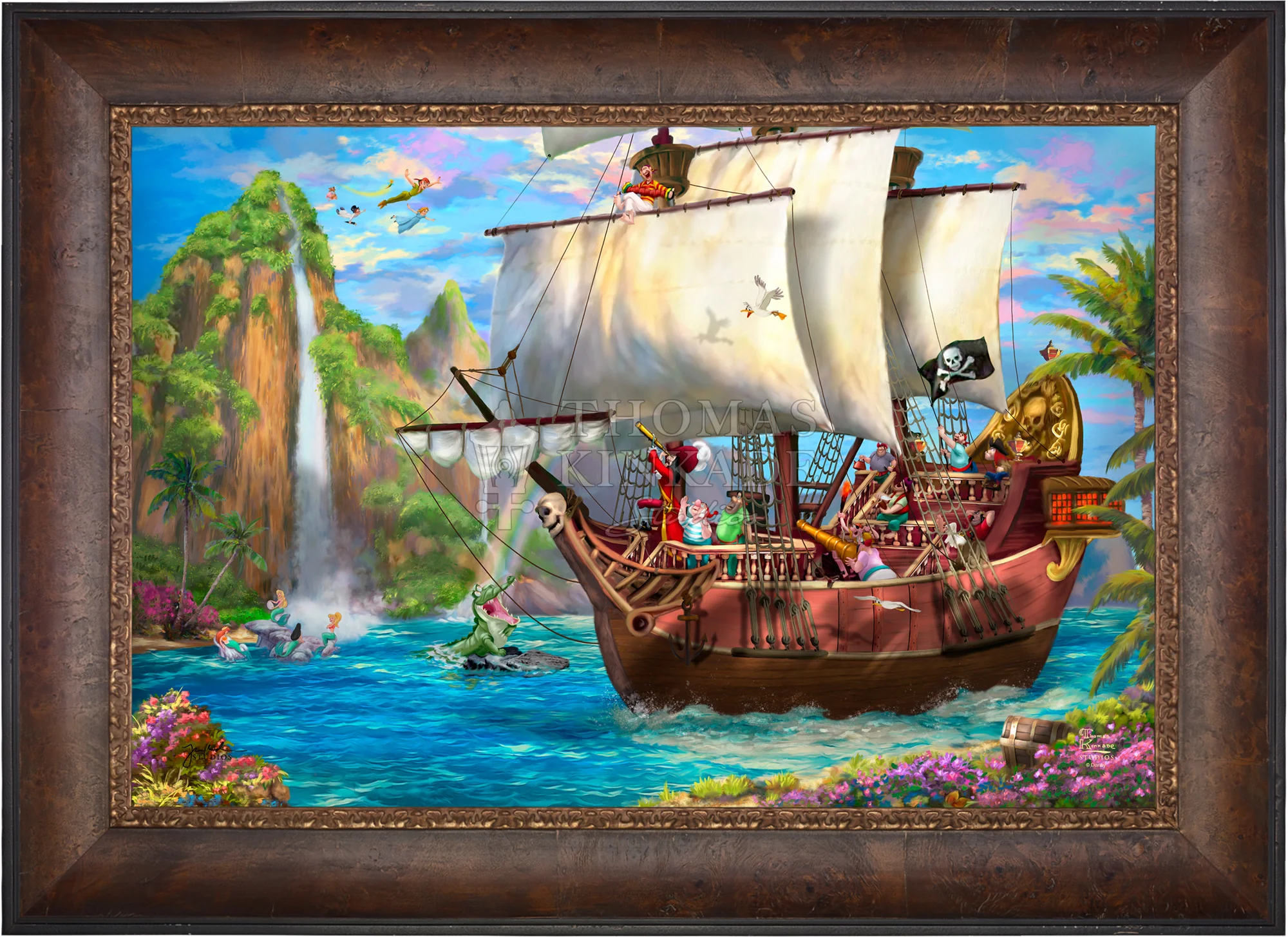 Disney Captain Hook's Never Land Voyage - Limited Edition Canvas - Image 20