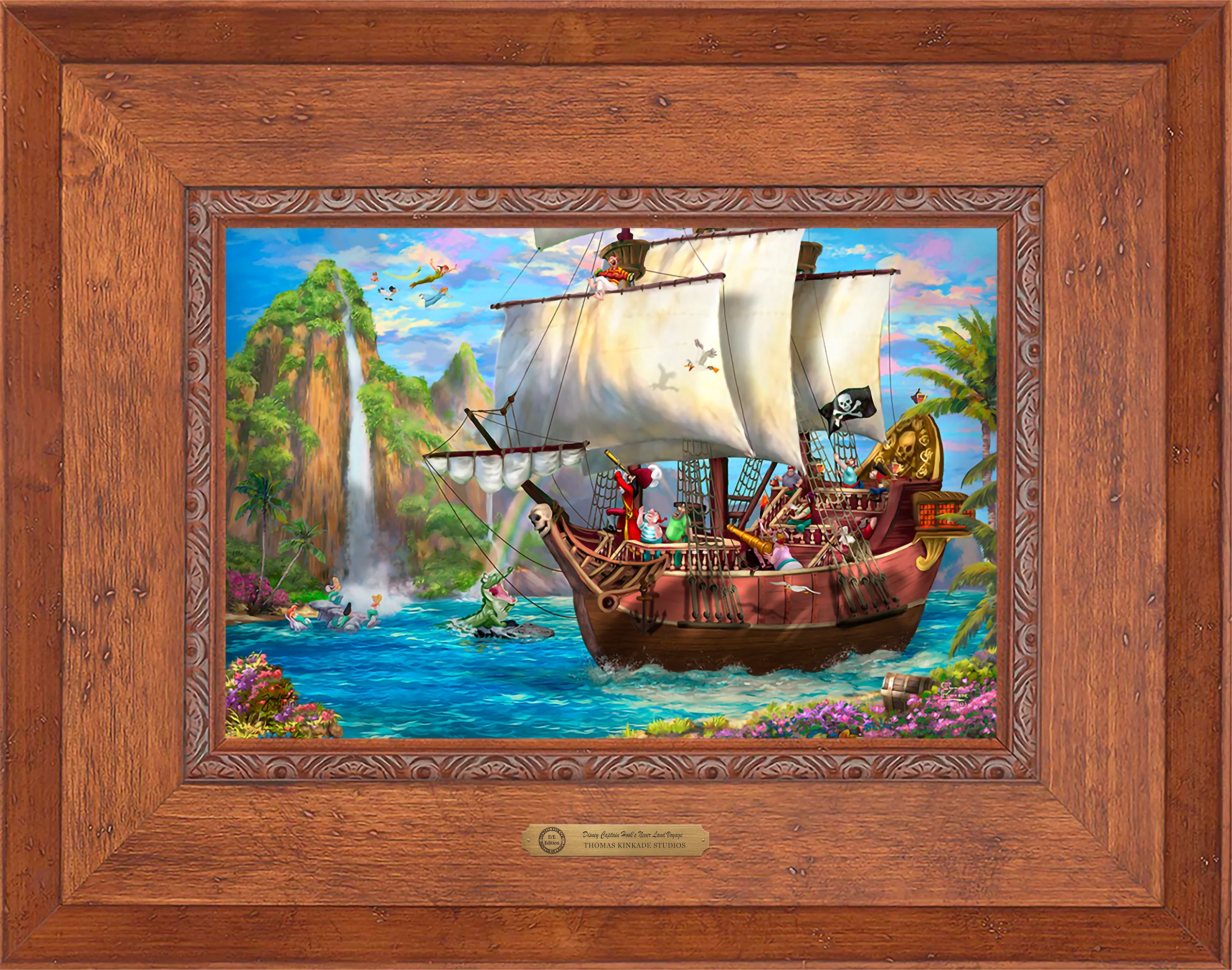 Disney Captain Hook's Never Land Voyage - Limited Edition Canvas - Image 29