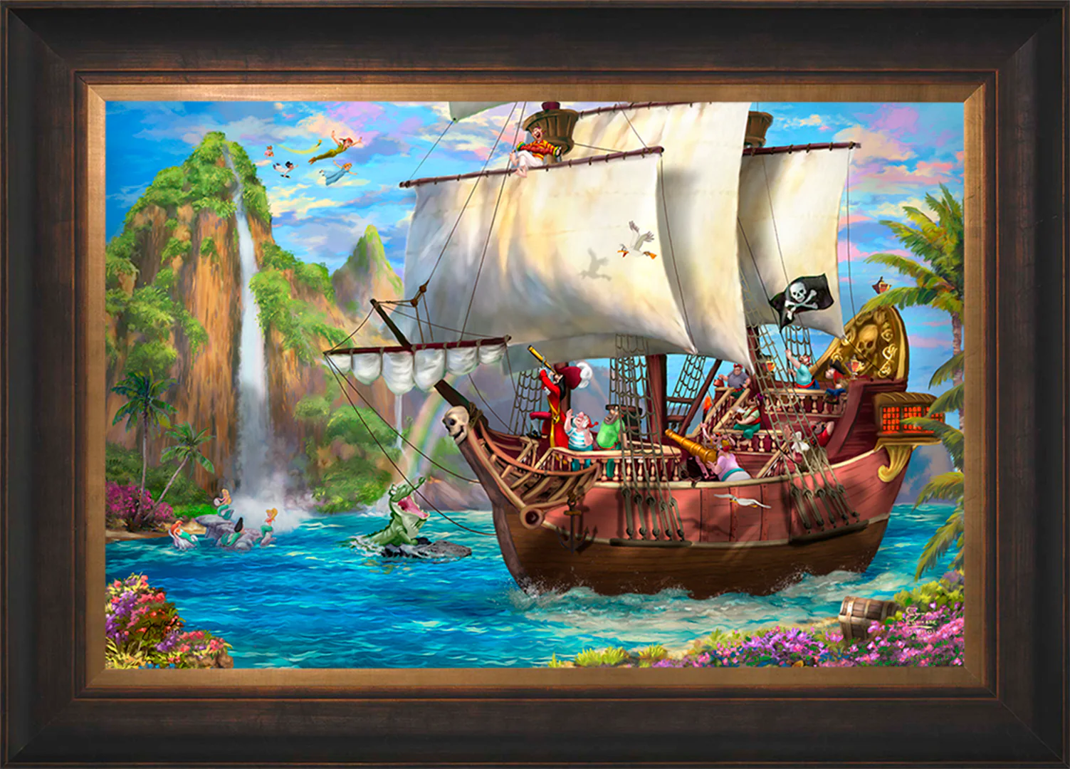 Disney Captain Hook's Never Land Voyage - Limited Edition Canvas - Image 37