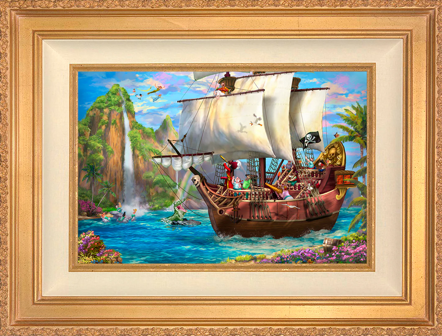 Disney Captain Hook's Never Land Voyage - Limited Edition Canvas - Image 4