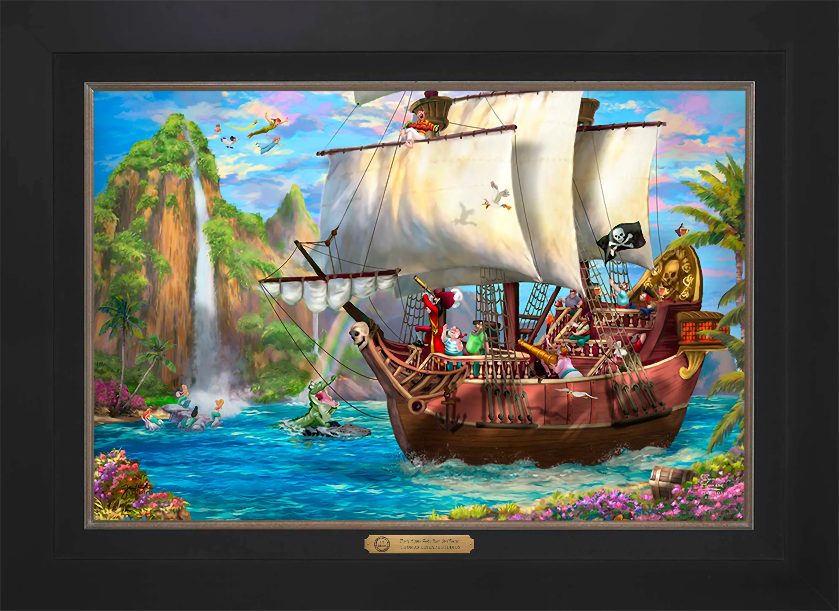 Disney Captain Hook's Never Land Voyage - Limited Edition Canvas - Image 45